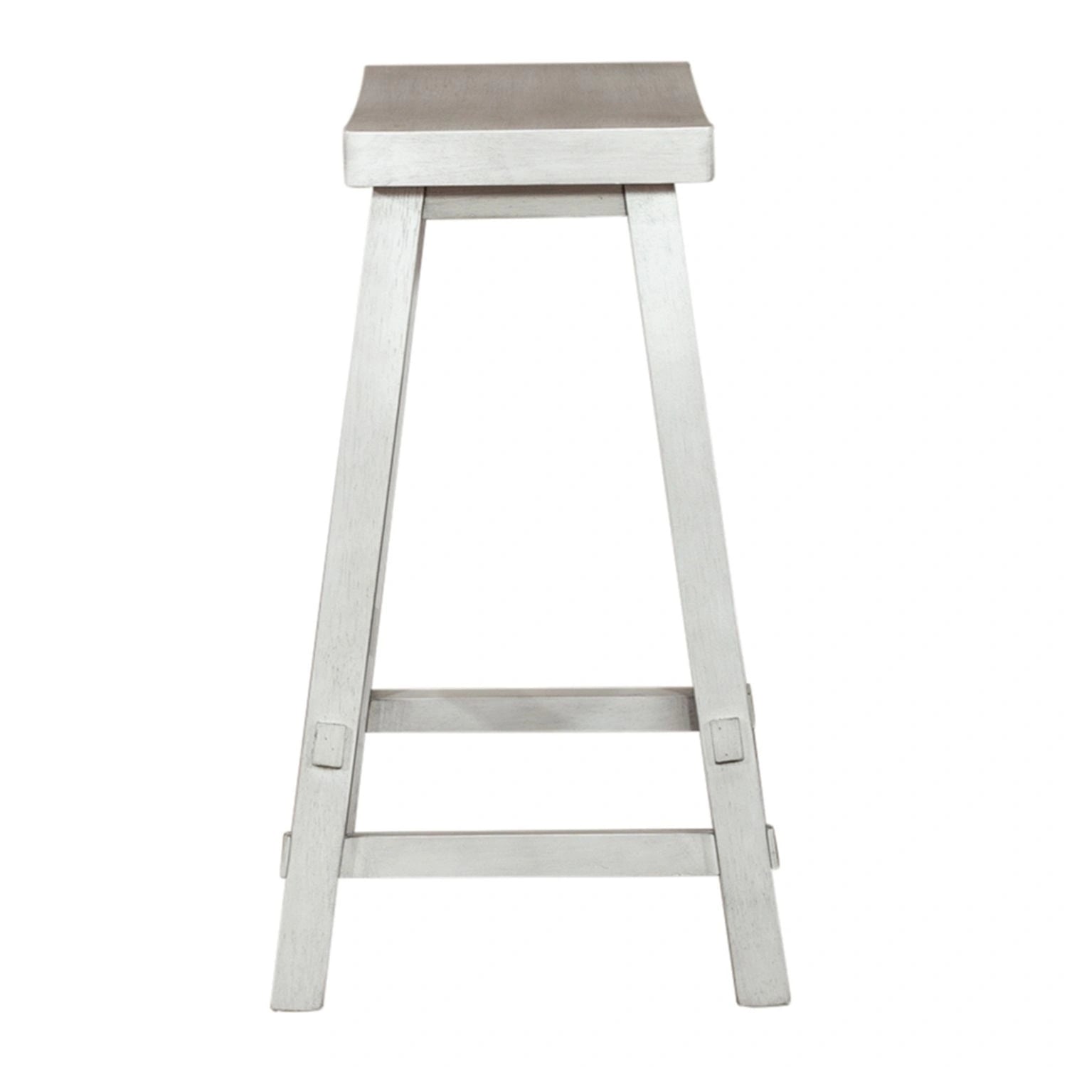 Creations 24 Inch Sawhorse Counter Stool - White image