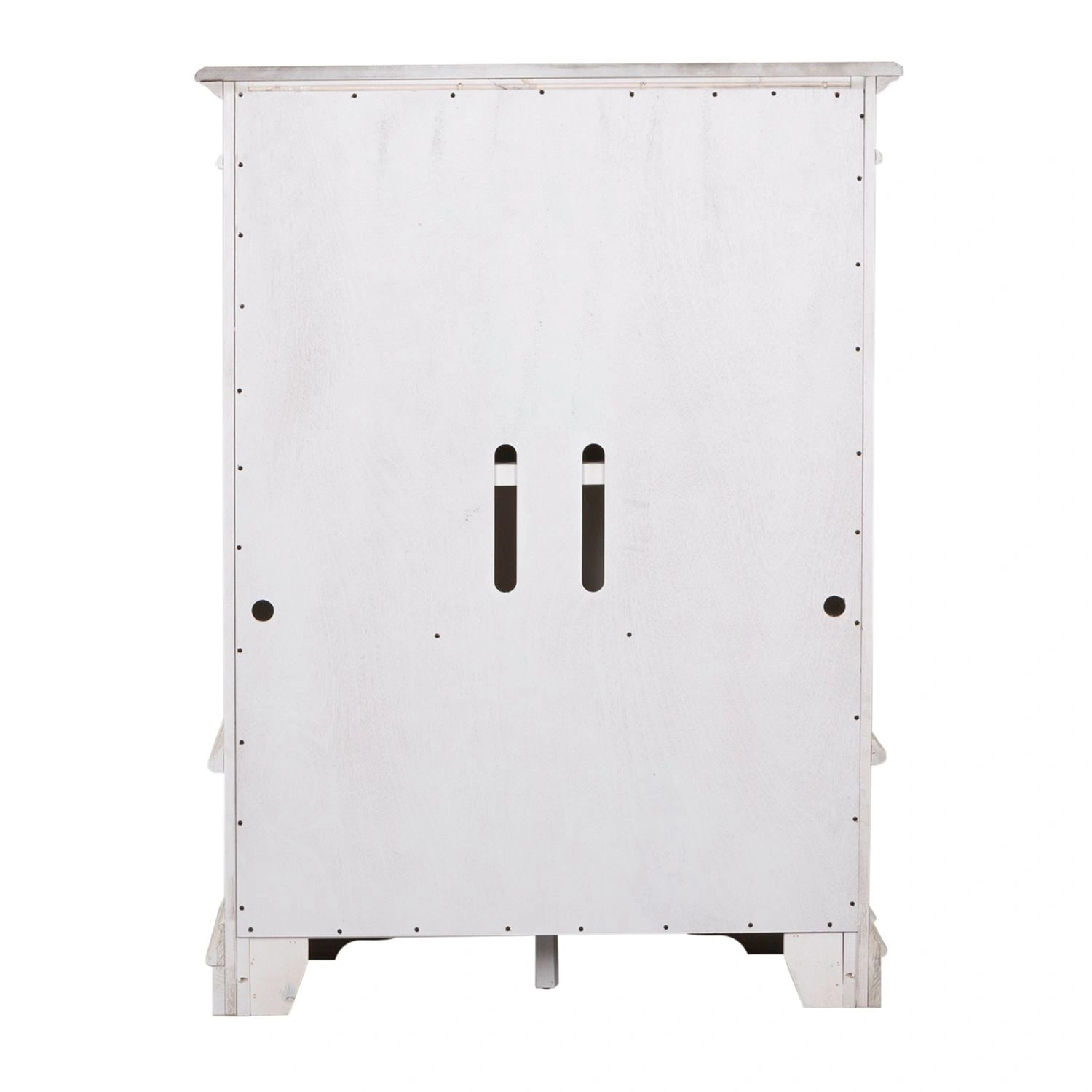 Abbey Park Mirrored Door Chest in Antique White image