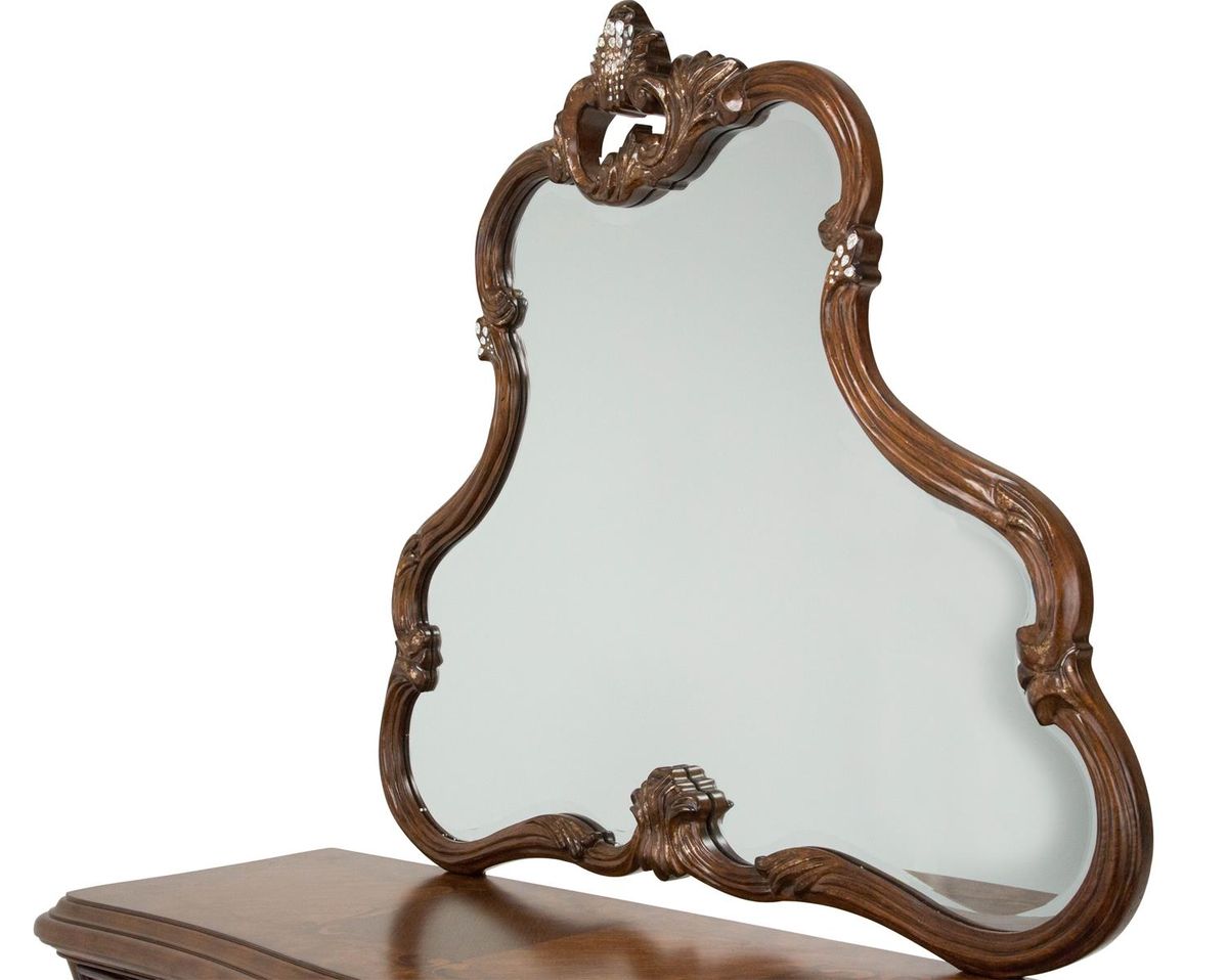 Aico Platine de Royale Dresser Mirror in Light Espresso - Luxury Home Furniture (MI)