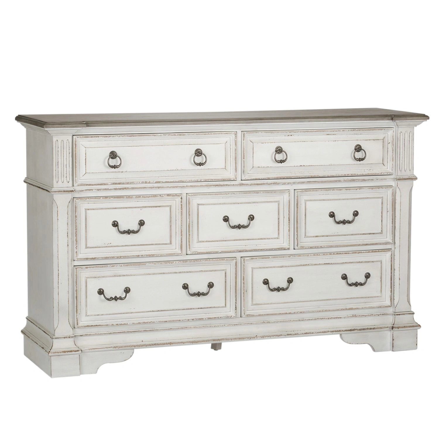 Abbey Park Drawer Dresser in Antique White image
