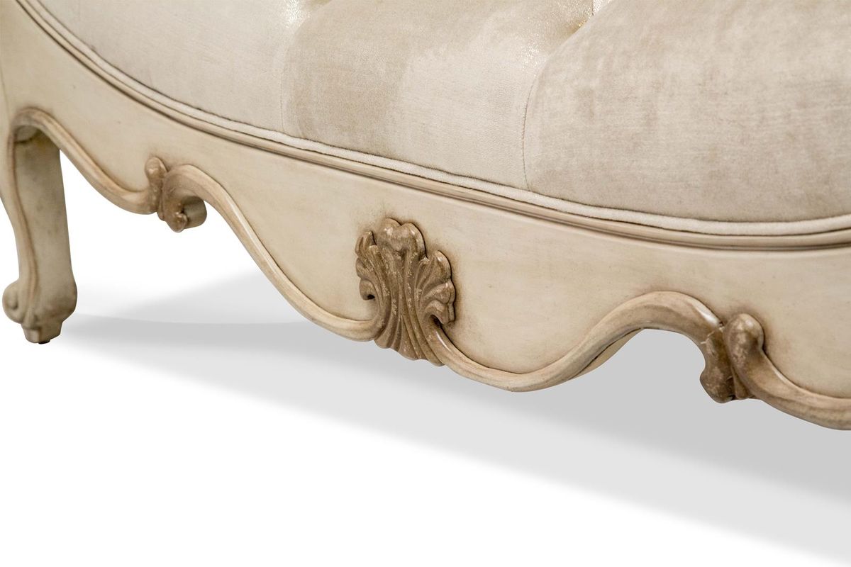 Aico Platine de Royale Bed Bench in Champagne - Luxury Home Furniture (MI)