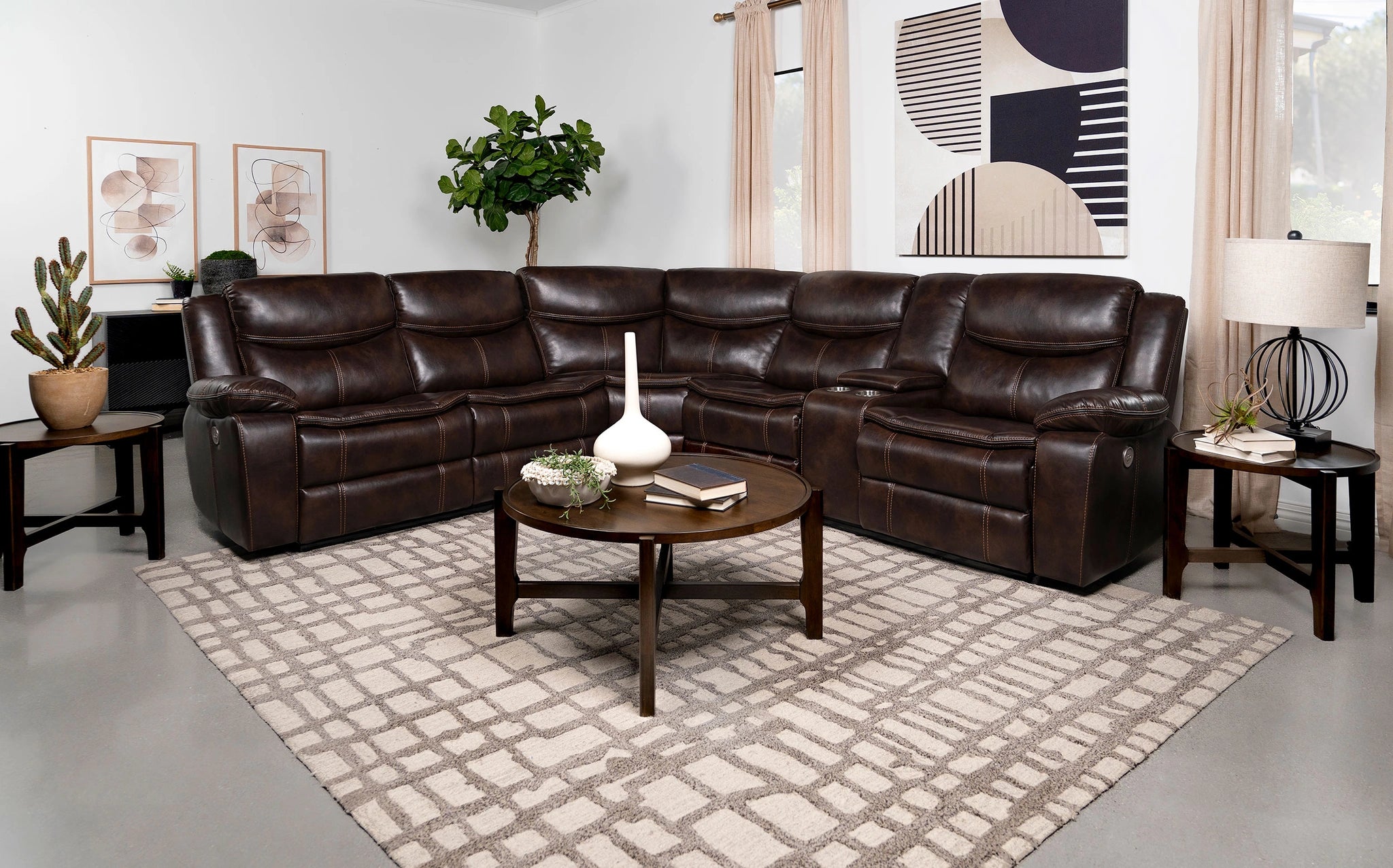Sycamore Power Reclining Sectional Sofa