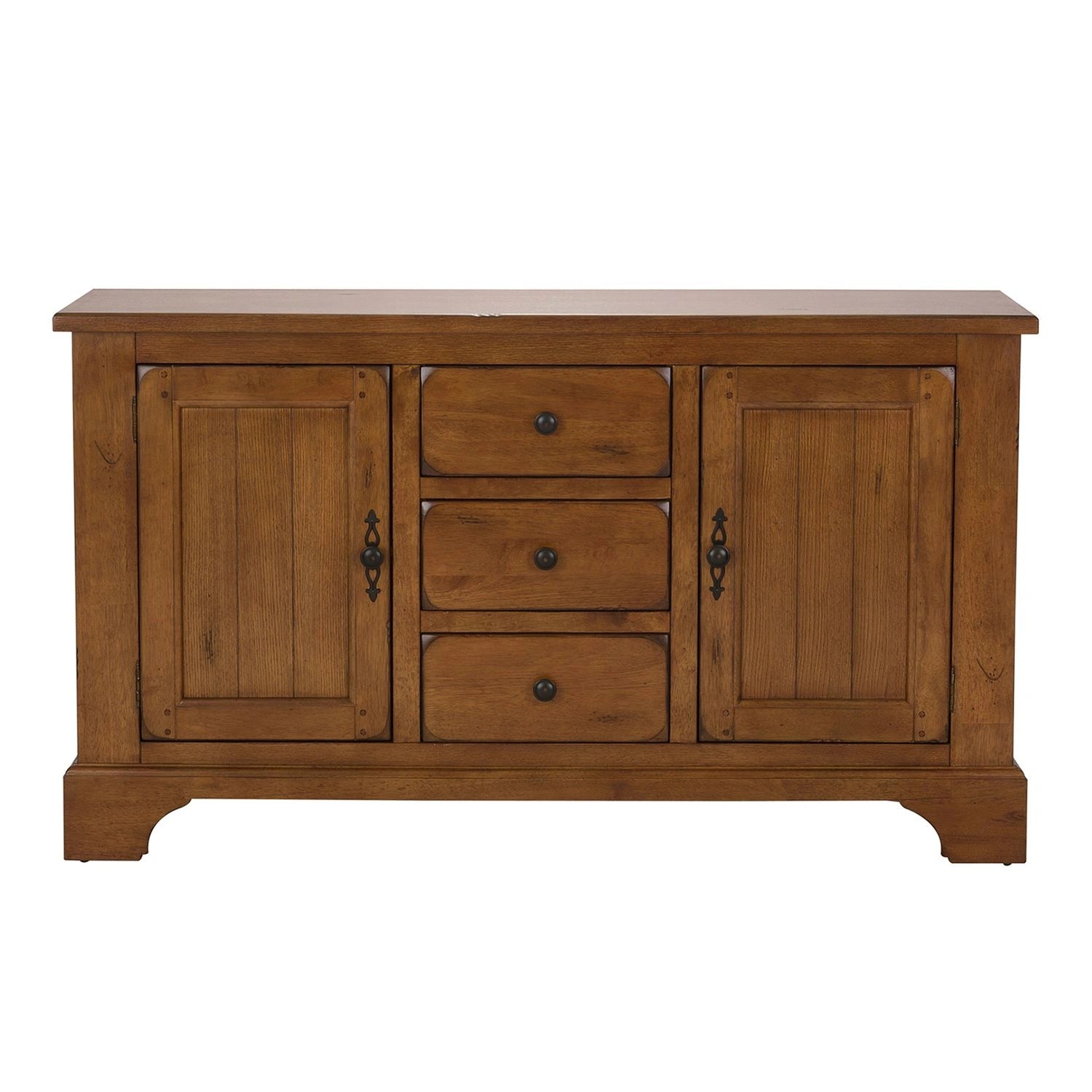 Treasures Buffet in Rustic Oak Finish image