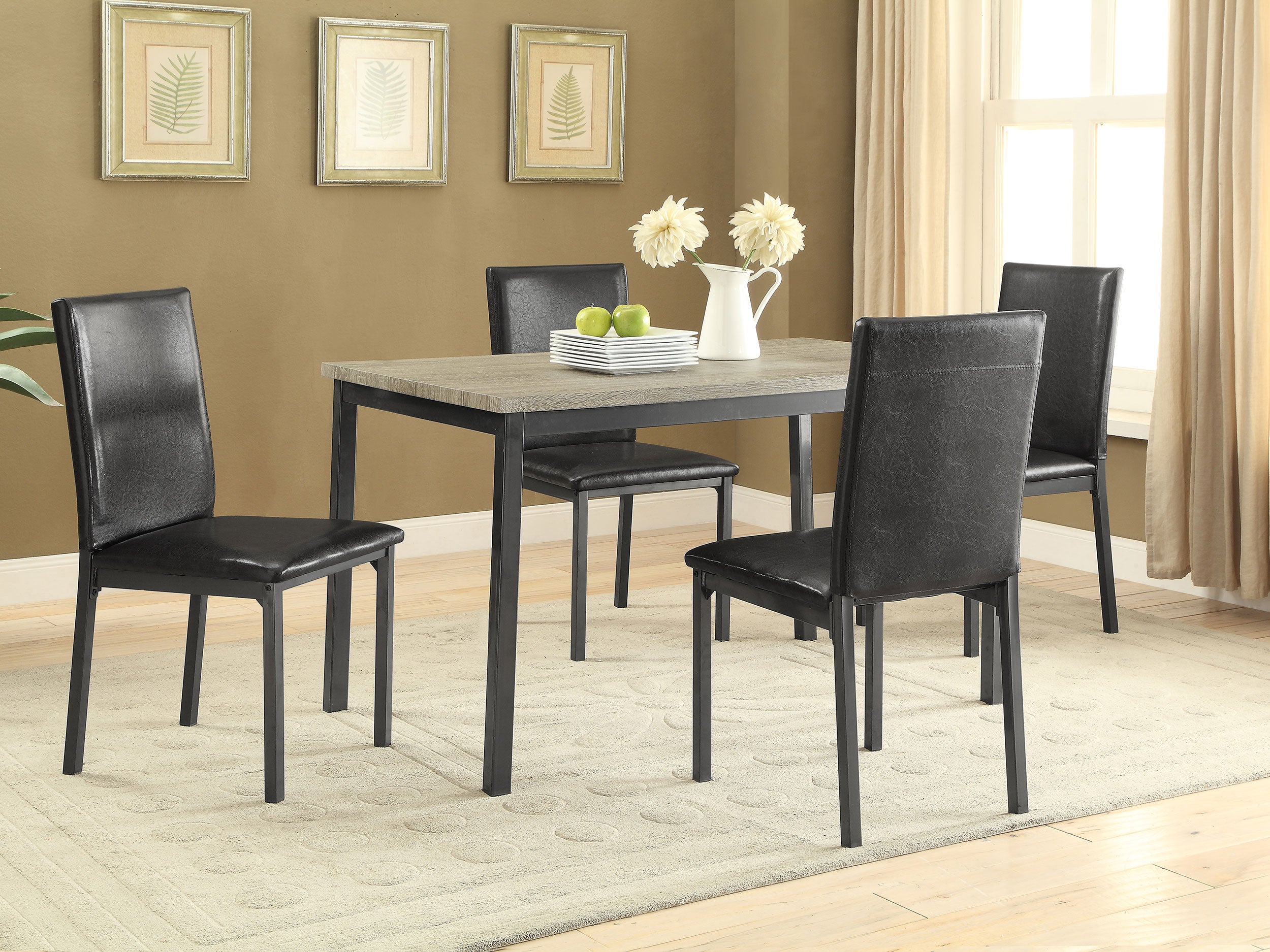 Garza 5 Pc Dining Sets - Luxury Home Furniture (MI)