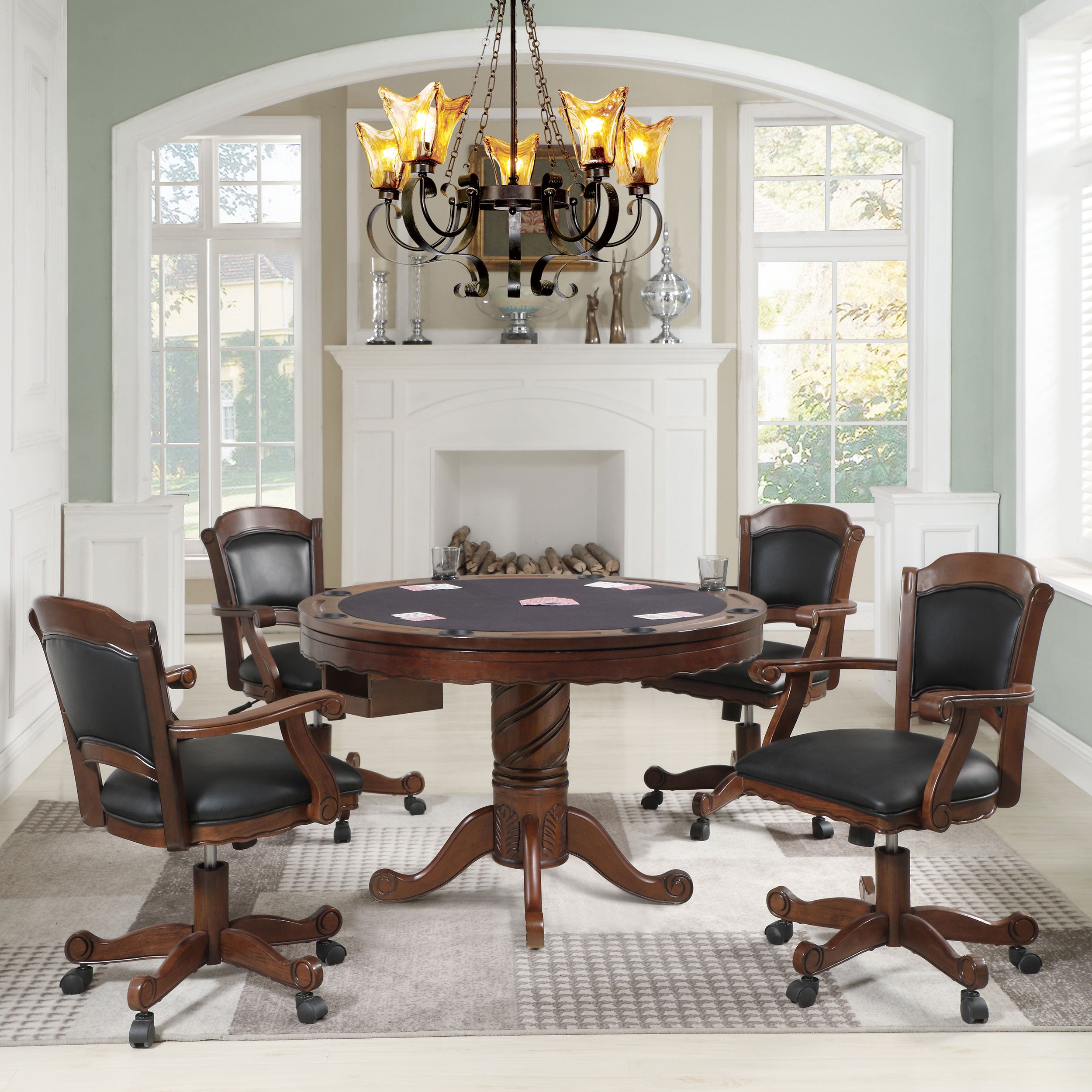 Turk 5 Pc Game Table Sets - Luxury Home Furniture (MI)