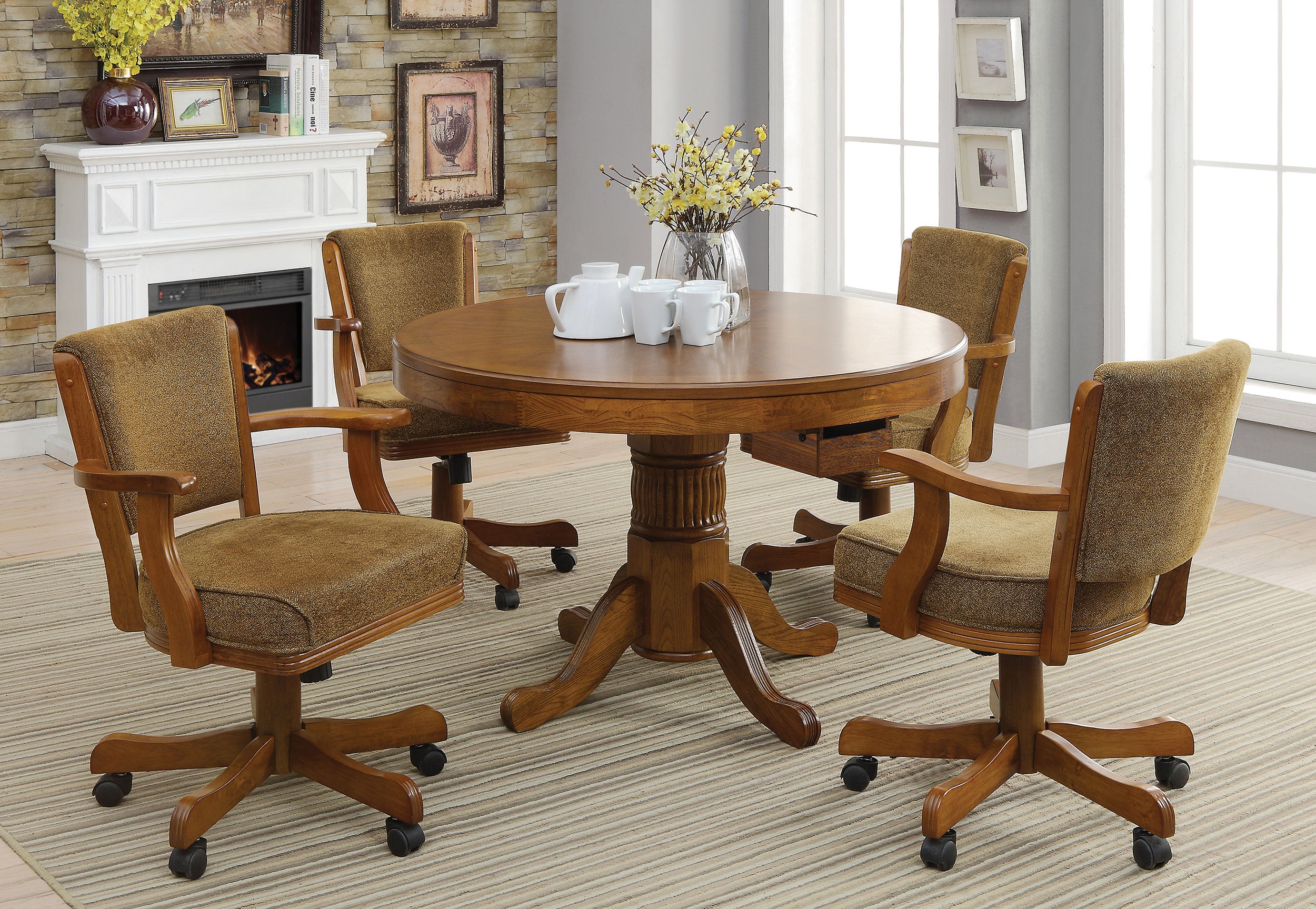 Mitchell 5 Pc Game Table Sets - Luxury Home Furniture (MI)