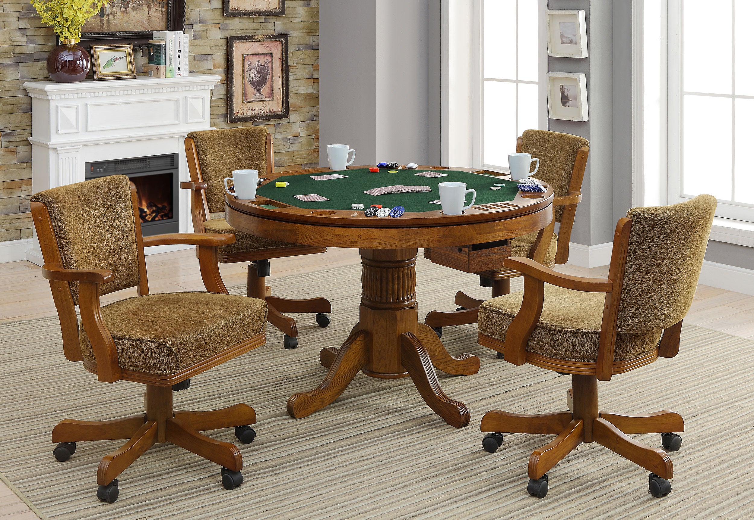 Mitchell 5 Pc Game Table Sets - Luxury Home Furniture (MI)