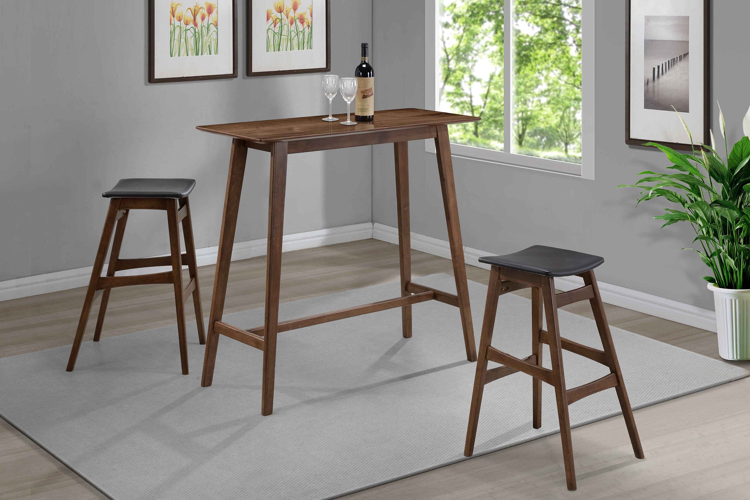 Finnick 3 Pc Bar Set - Luxury Home Furniture (MI)