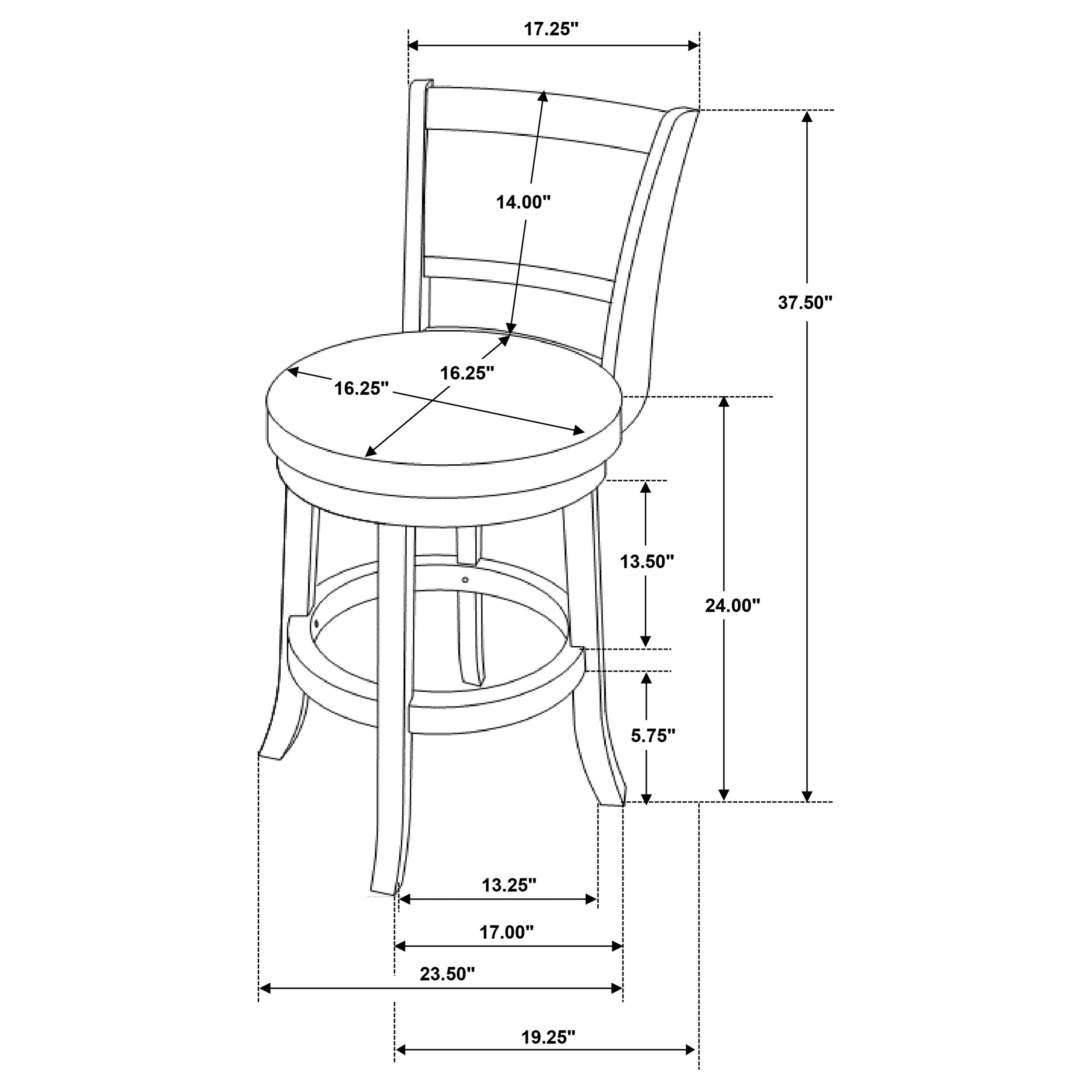 Broxton Swivel Counter Chair - Luxury Home Furniture (MI)