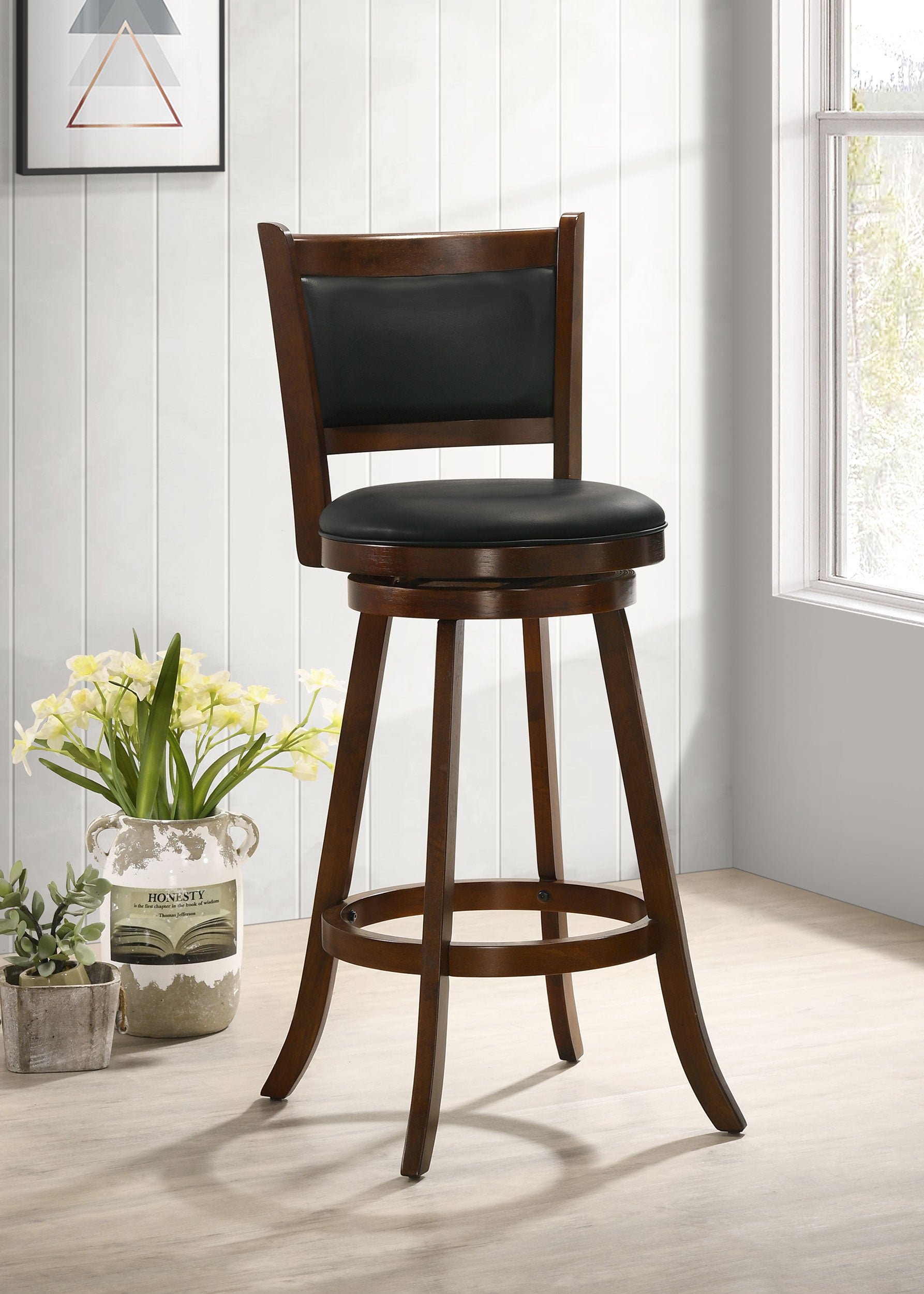 Broxton Swivel Bar Chair - Luxury Home Furniture (MI)