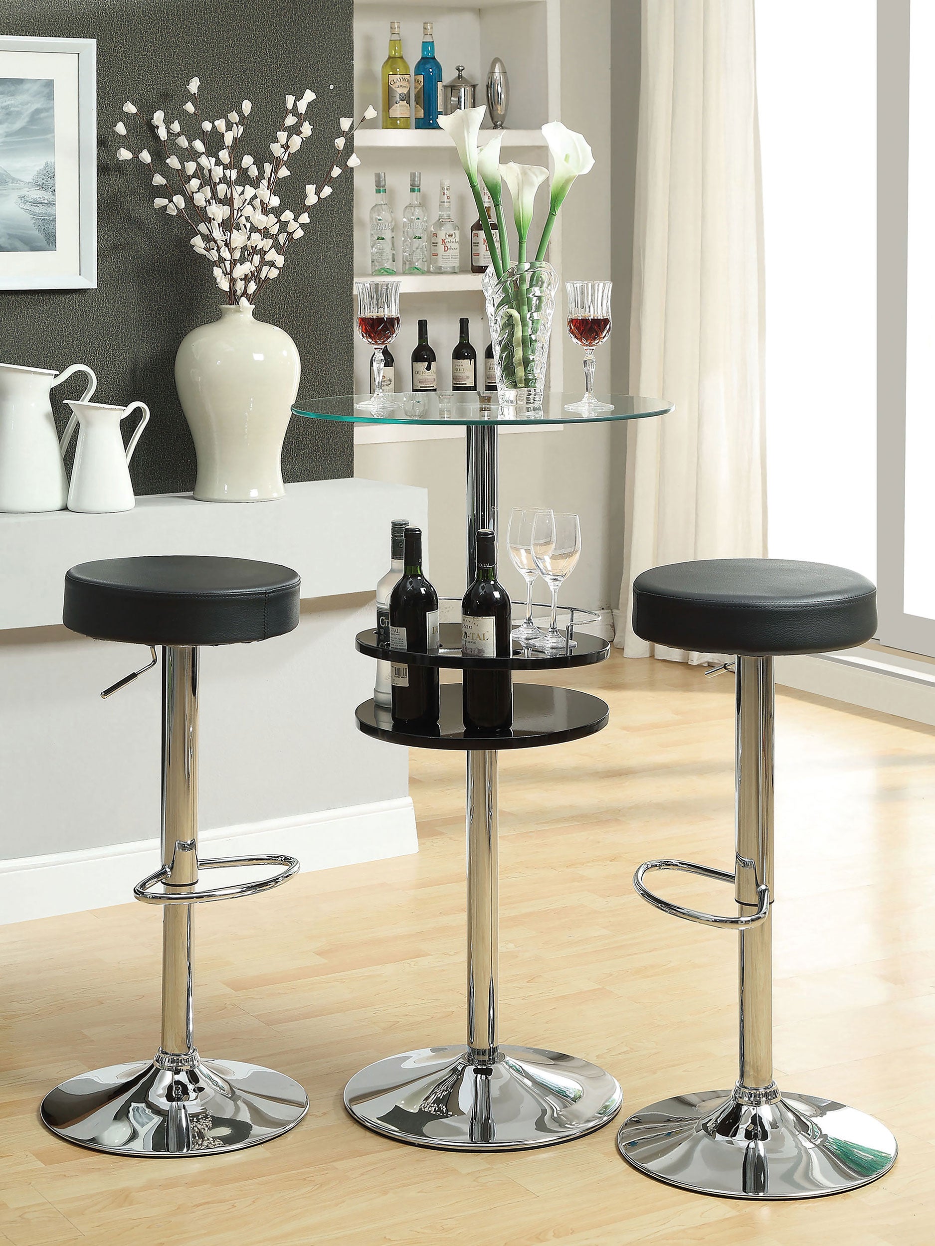 Ramses Adjustable Bar Stool - Luxury Home Furniture (MI)