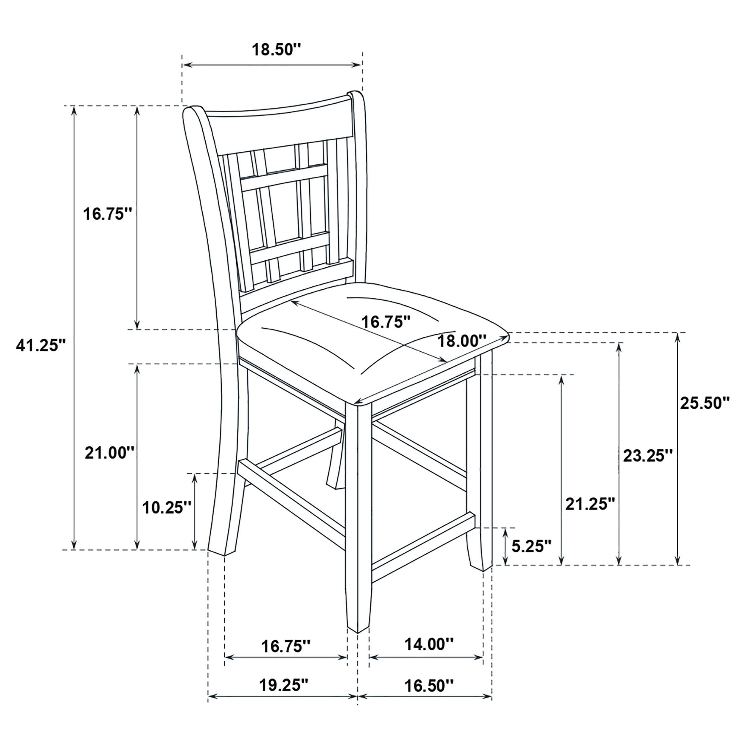 Lavon 5 Pc Counter Height Dining Sets - Luxury Home Furniture (MI)