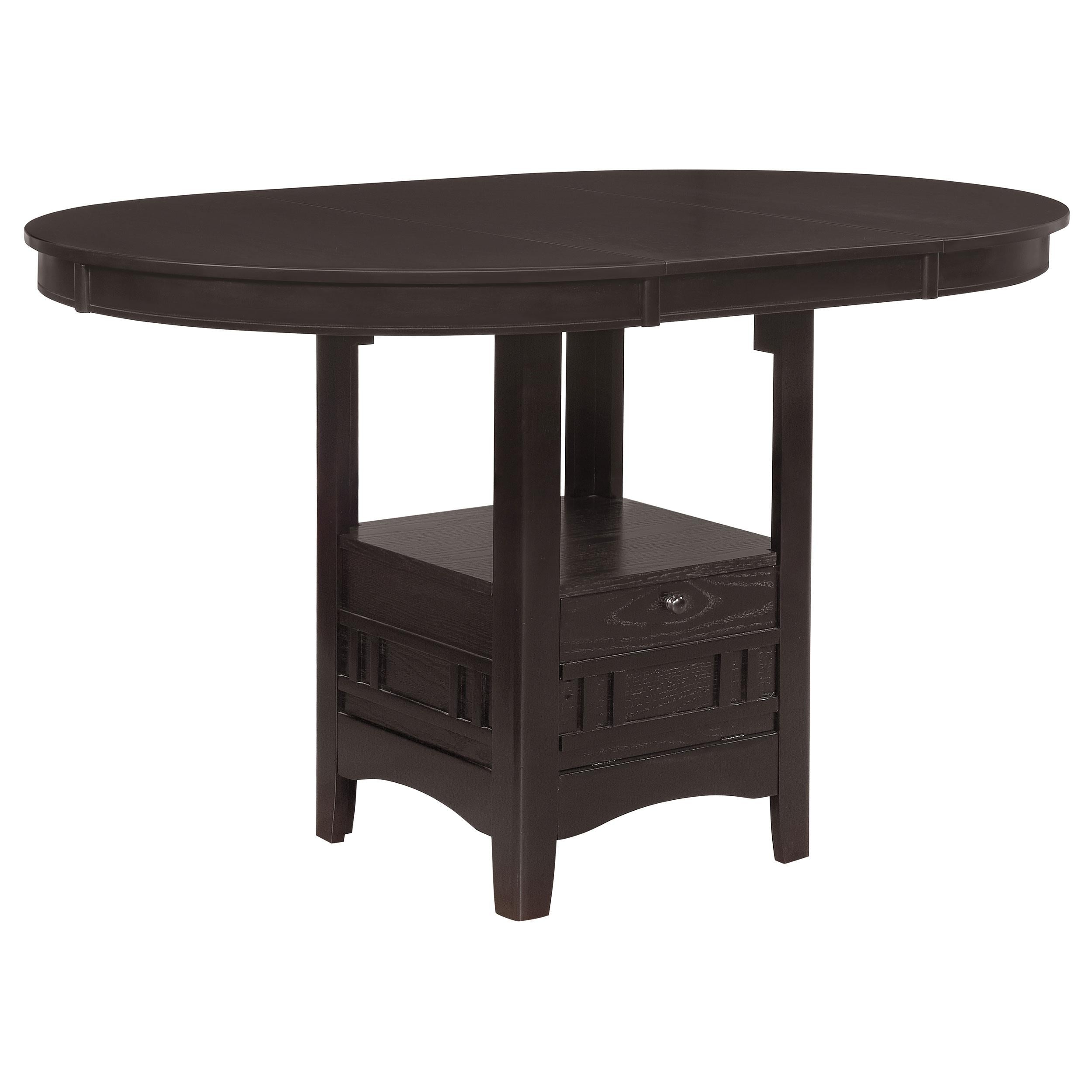 Lavon Oval Counter Height Table Espresso - Luxury Home Furniture (MI)