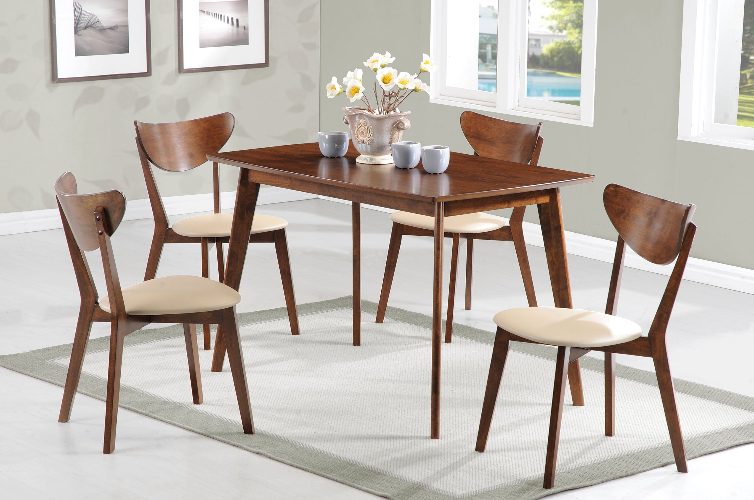 Kersey 5 Pc Dining Sets - Luxury Home Furniture (MI)