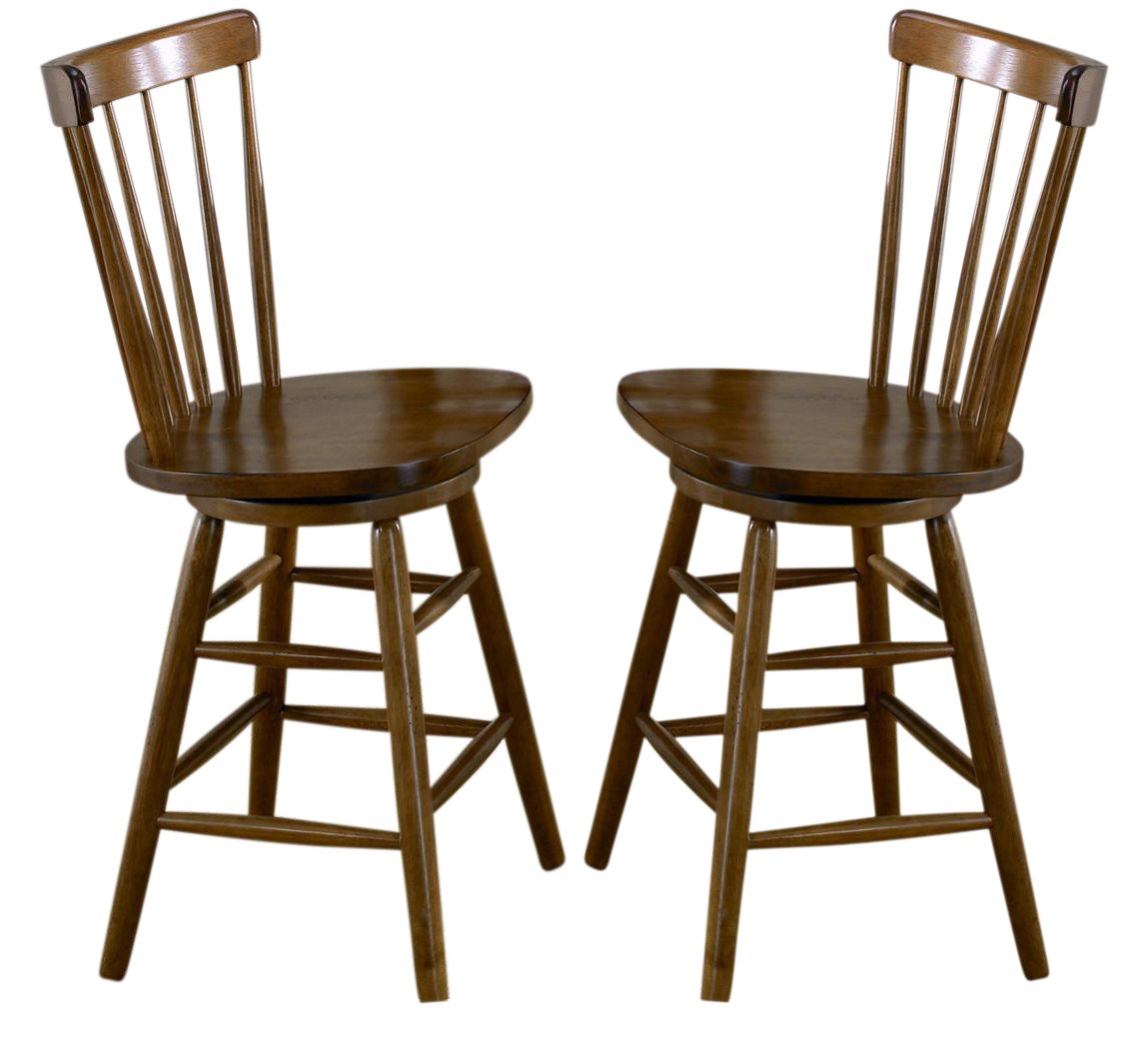 Liberty Furniture Creations II 30 Inch Copenhagen Barstool in Tobacco Finish (Set of 2) image