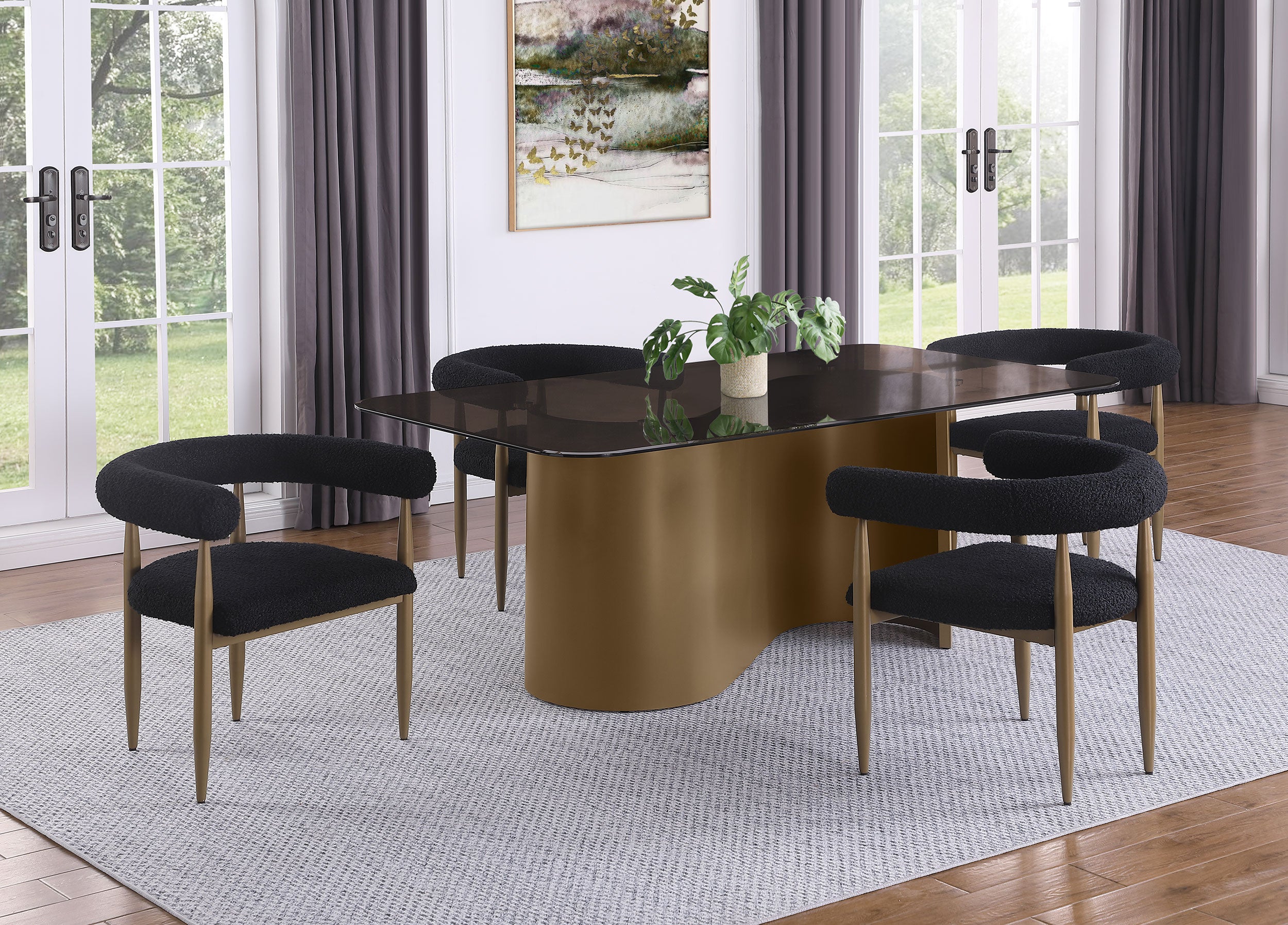 Edson 5 Pc Dining Set - Luxury Home Furniture (MI)