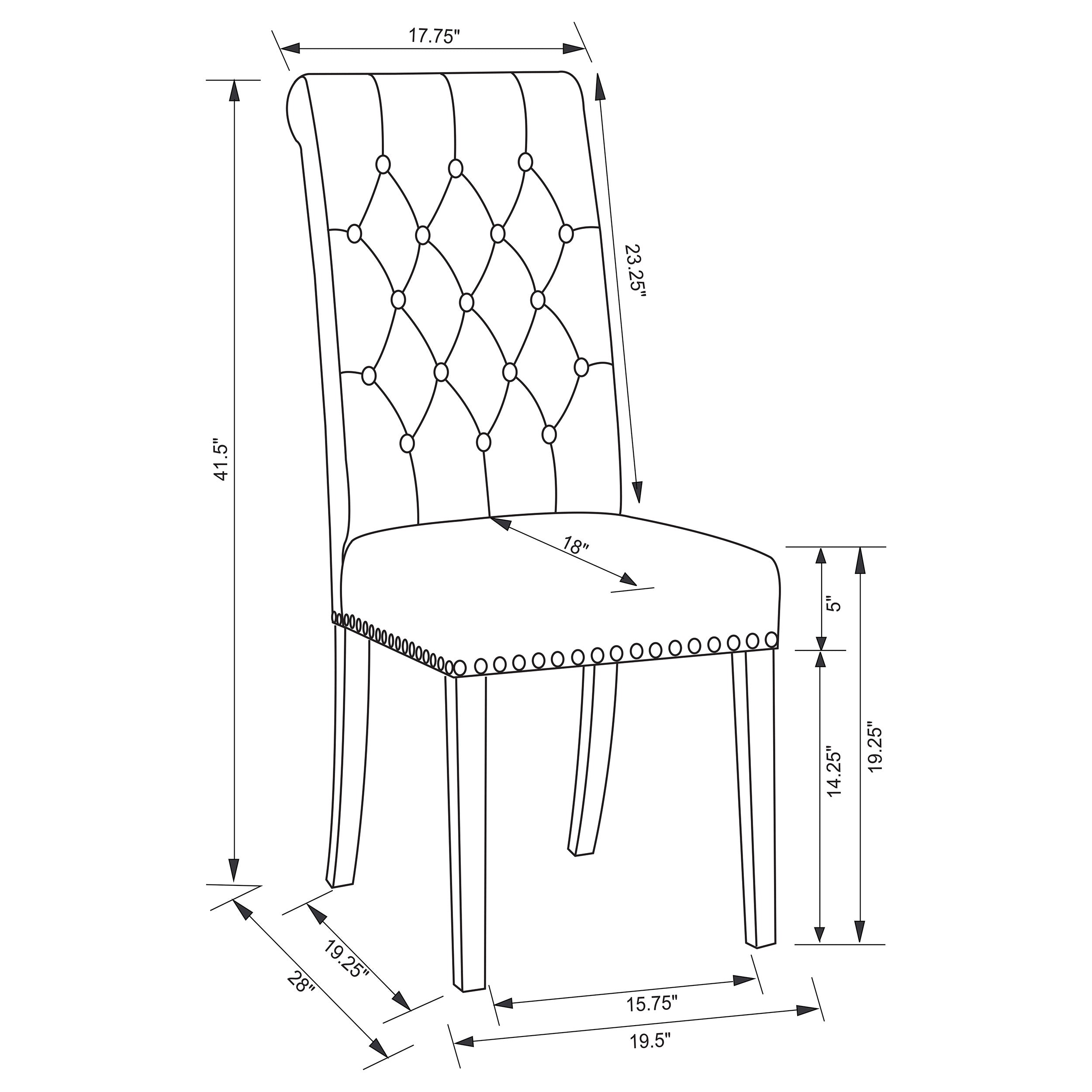 Alana Dining Side Chair - Luxury Home Furniture (MI)