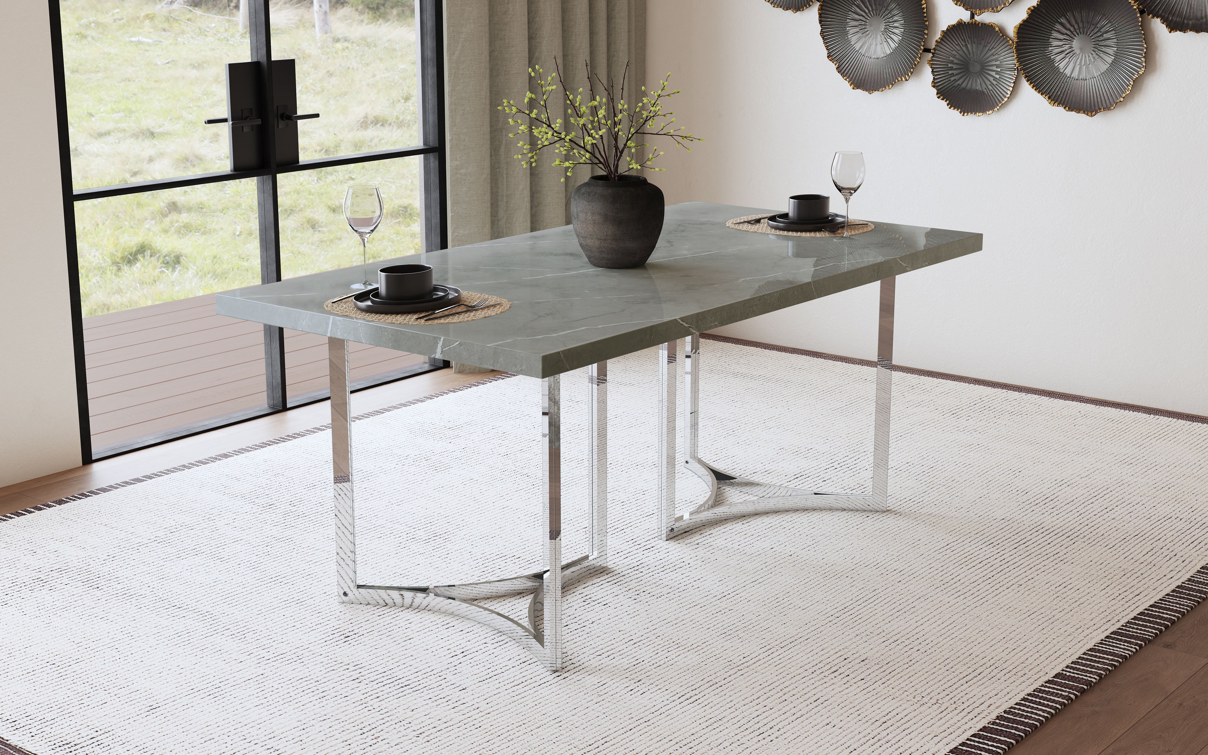 Sterling Dining Table - Luxury Home Furniture (MI)
