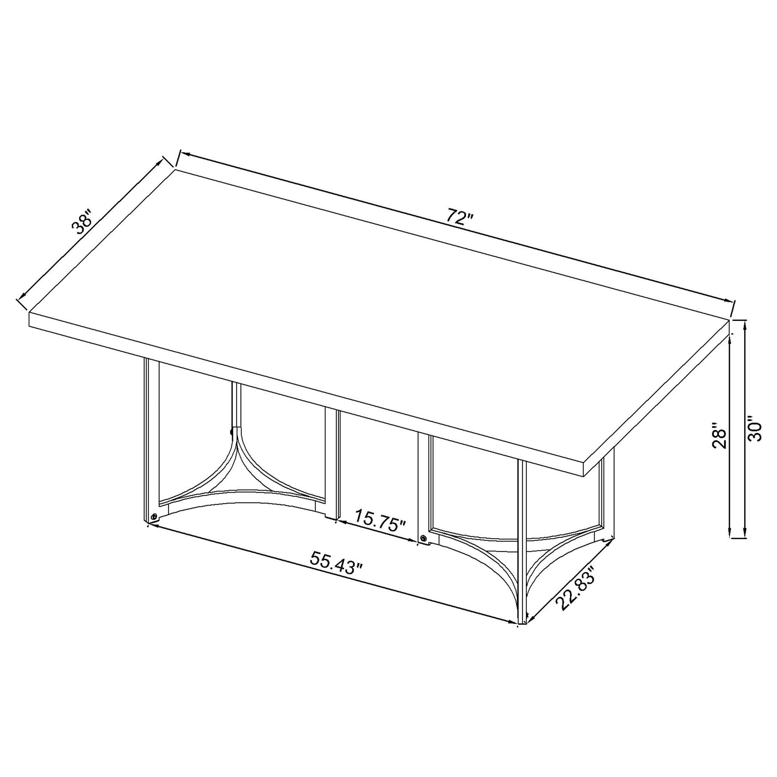 Sterling Dining Table - Luxury Home Furniture (MI)