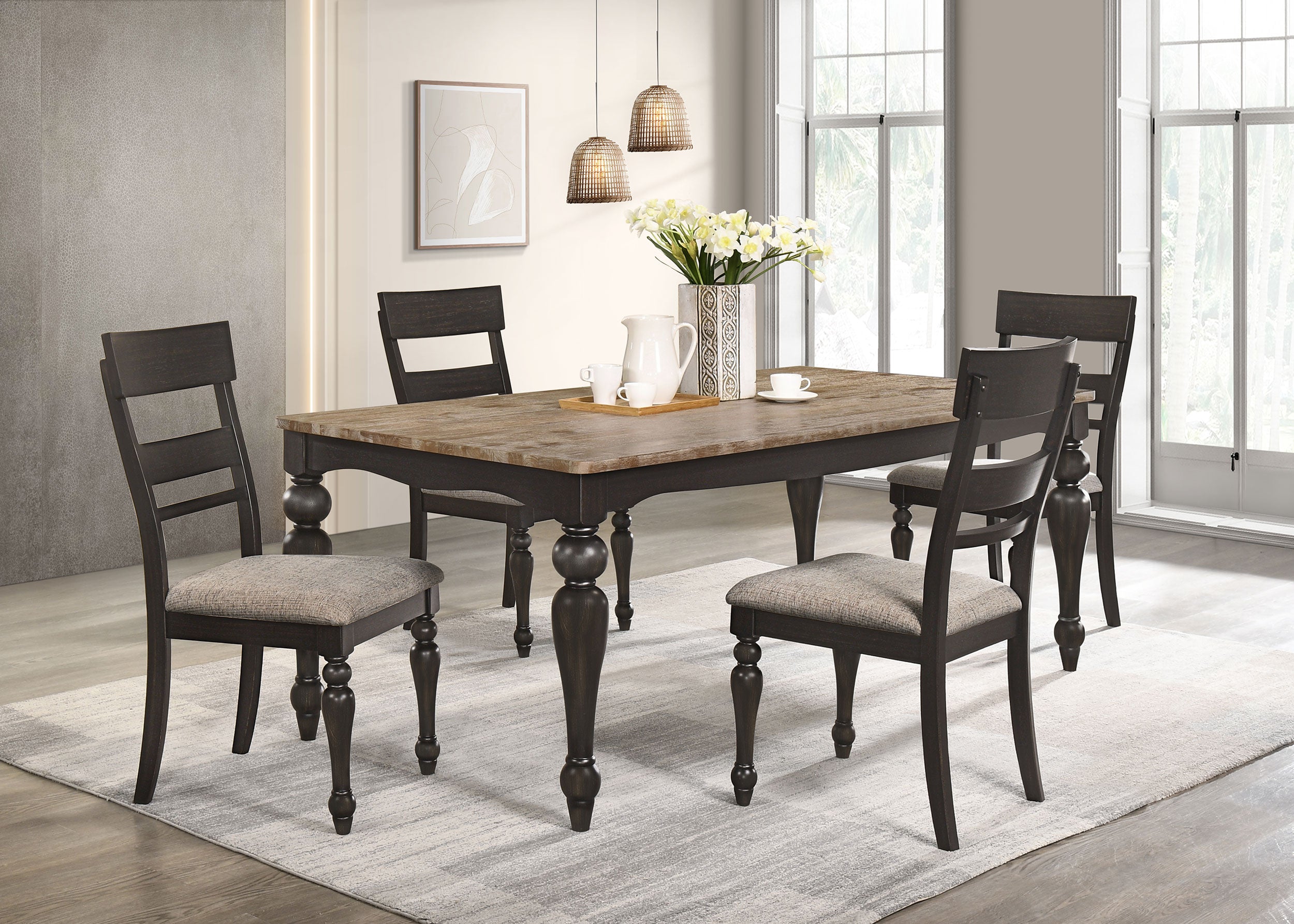 Bridget 5 Pc Dining Set - Luxury Home Furniture (MI)