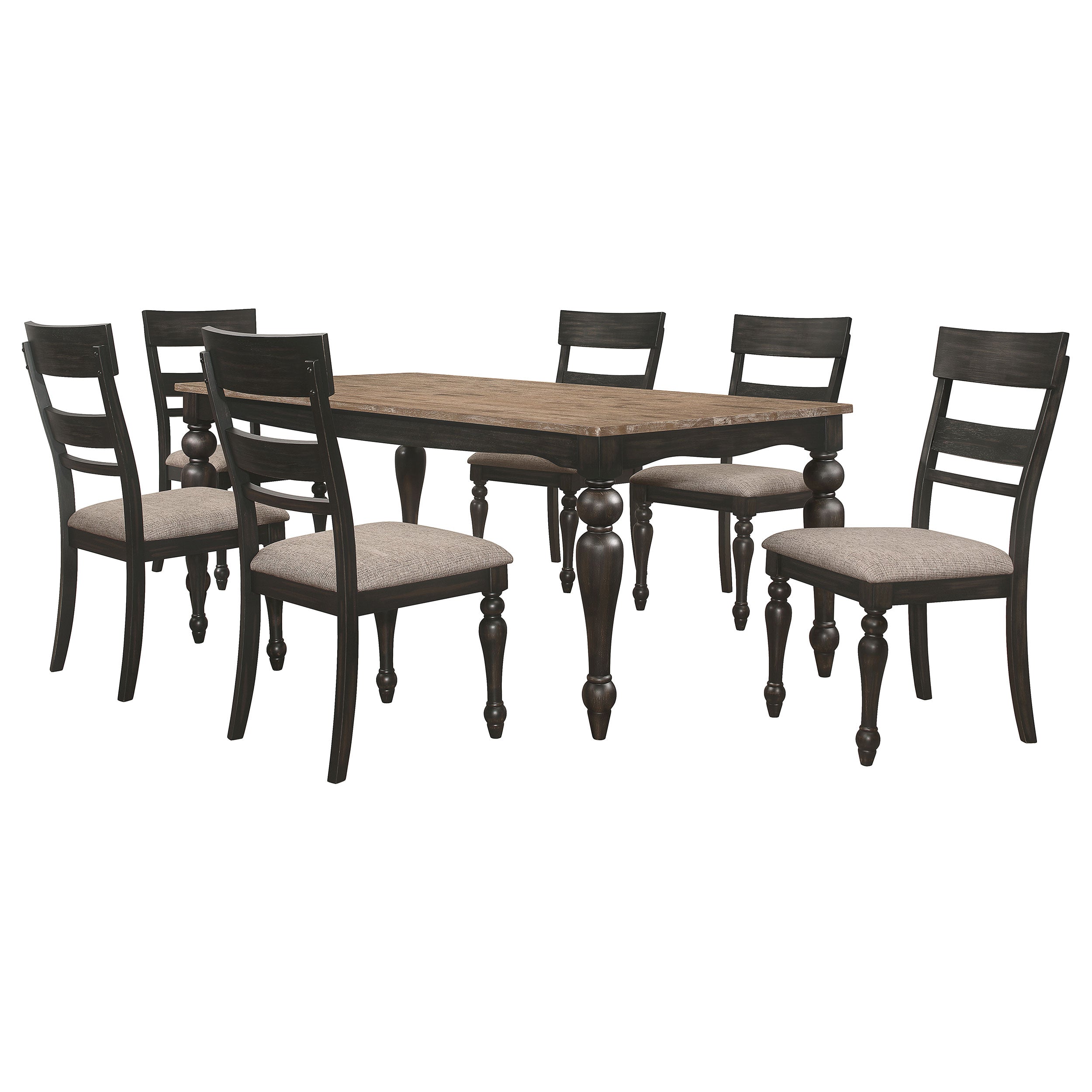 Bridget 7 Pc Dining Set - Luxury Home Furniture (MI)