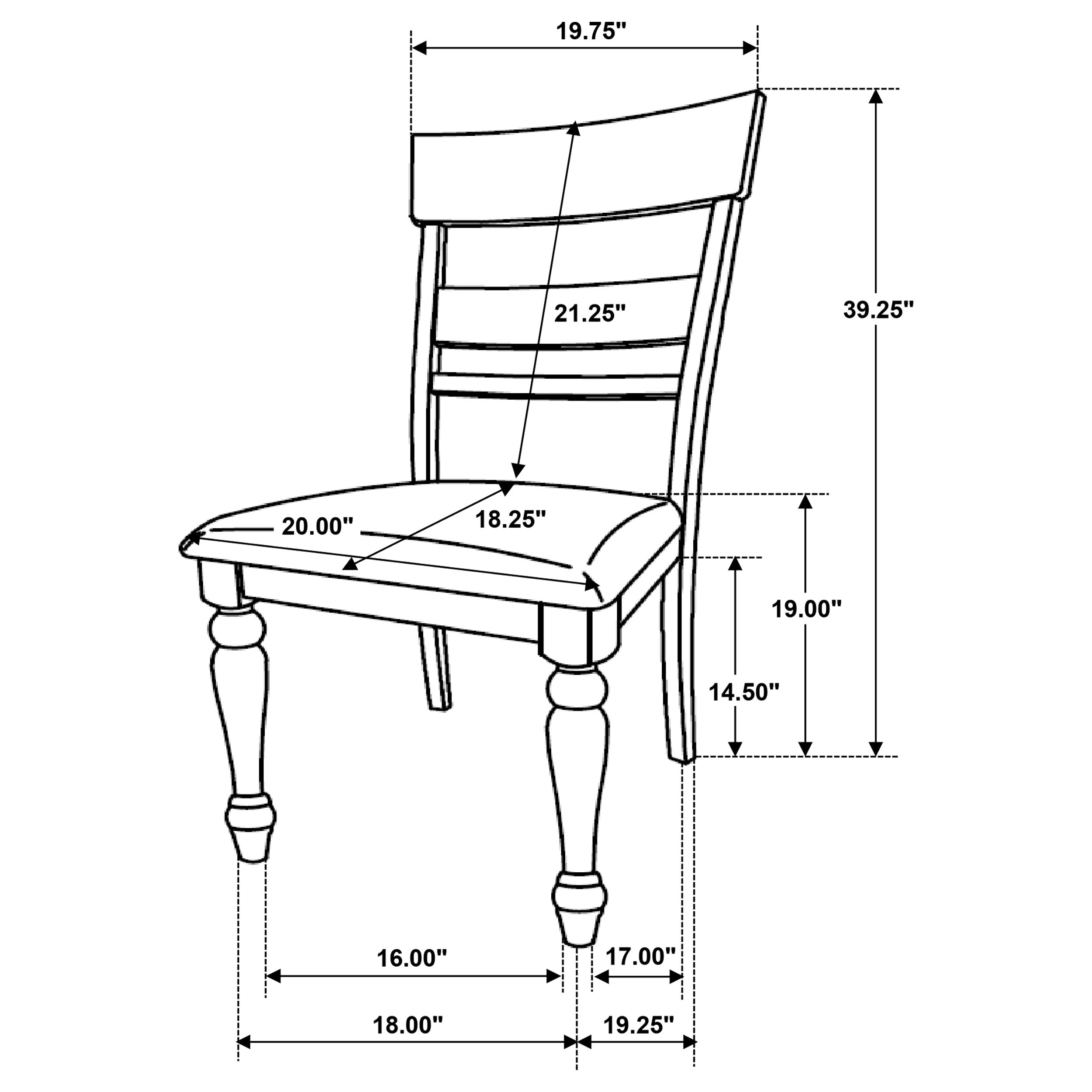 Bridget Side Chair - Luxury Home Furniture (MI)