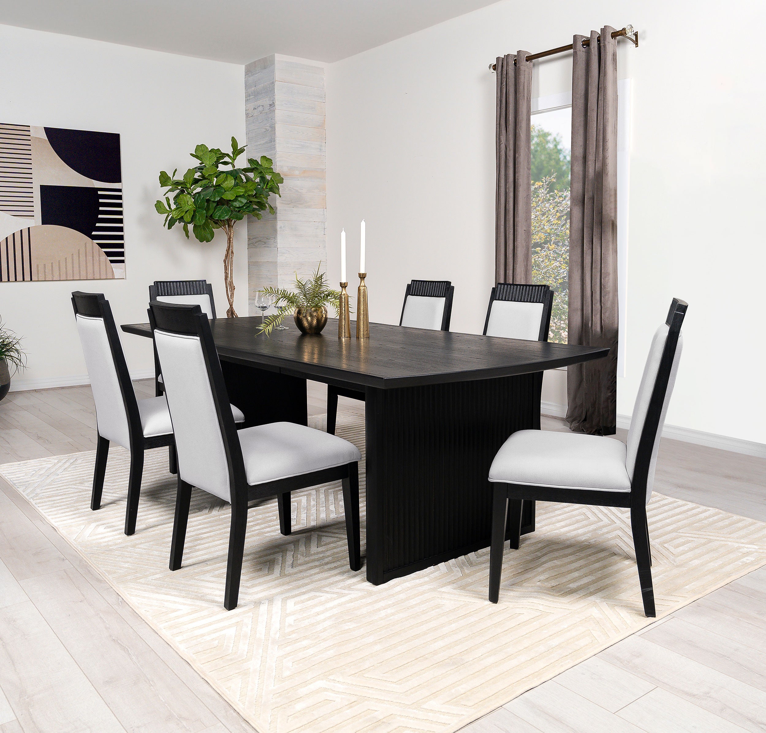 Brookmead 7 Pc Dining Set - Luxury Home Furniture (MI)
