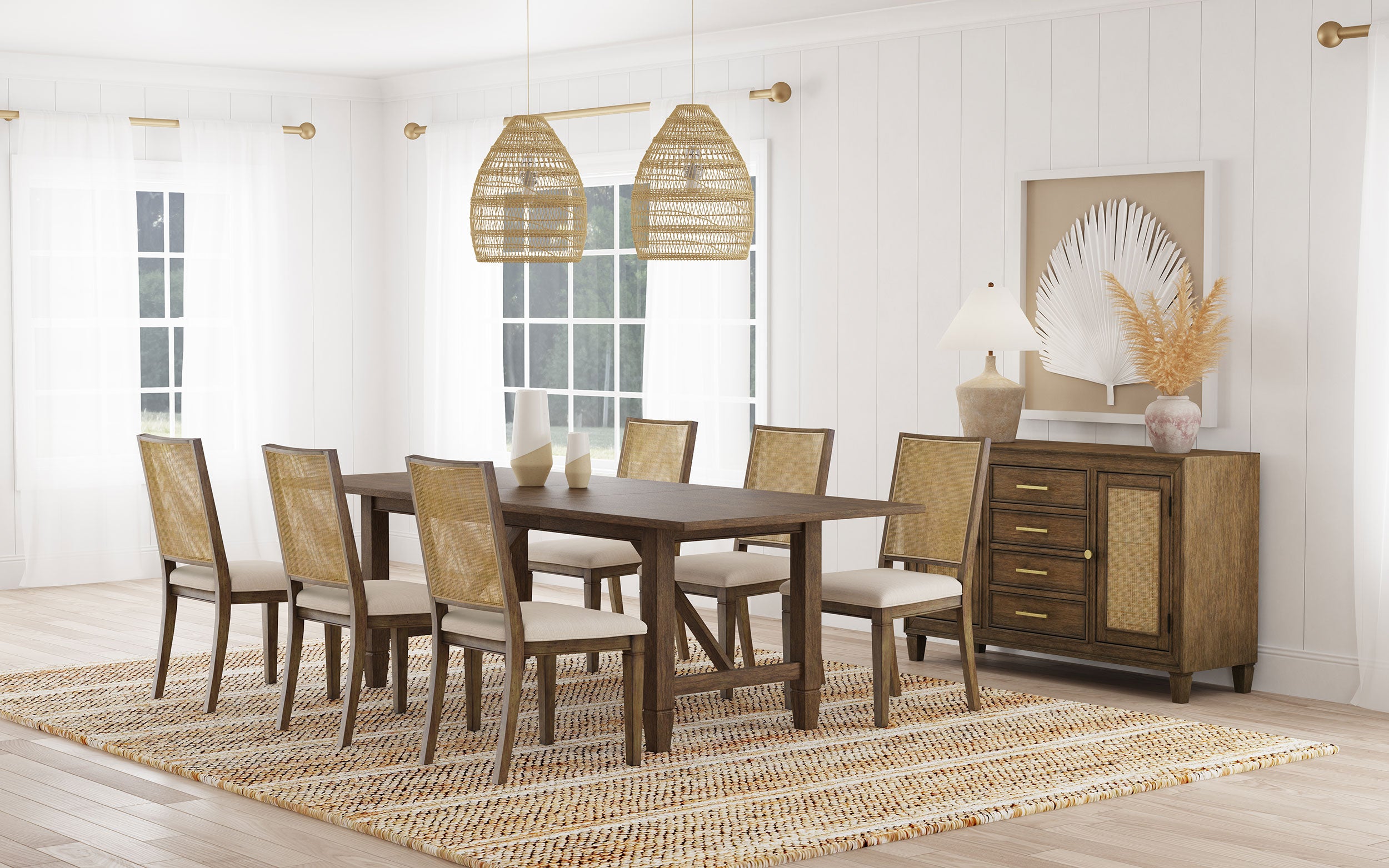 Matisse 7 Pc Dining Set - Luxury Home Furniture (MI)