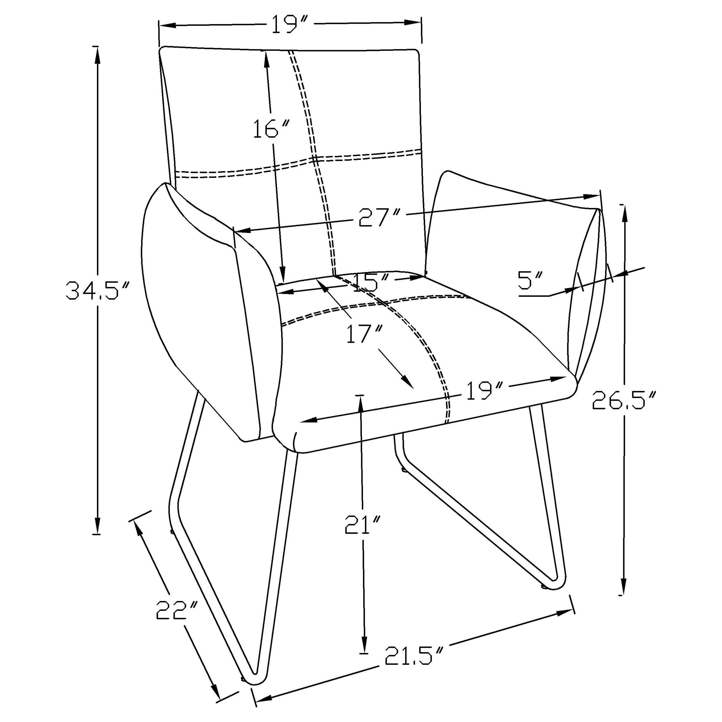 Ackland Dining Arm Chair - Luxury Home Furniture (MI)