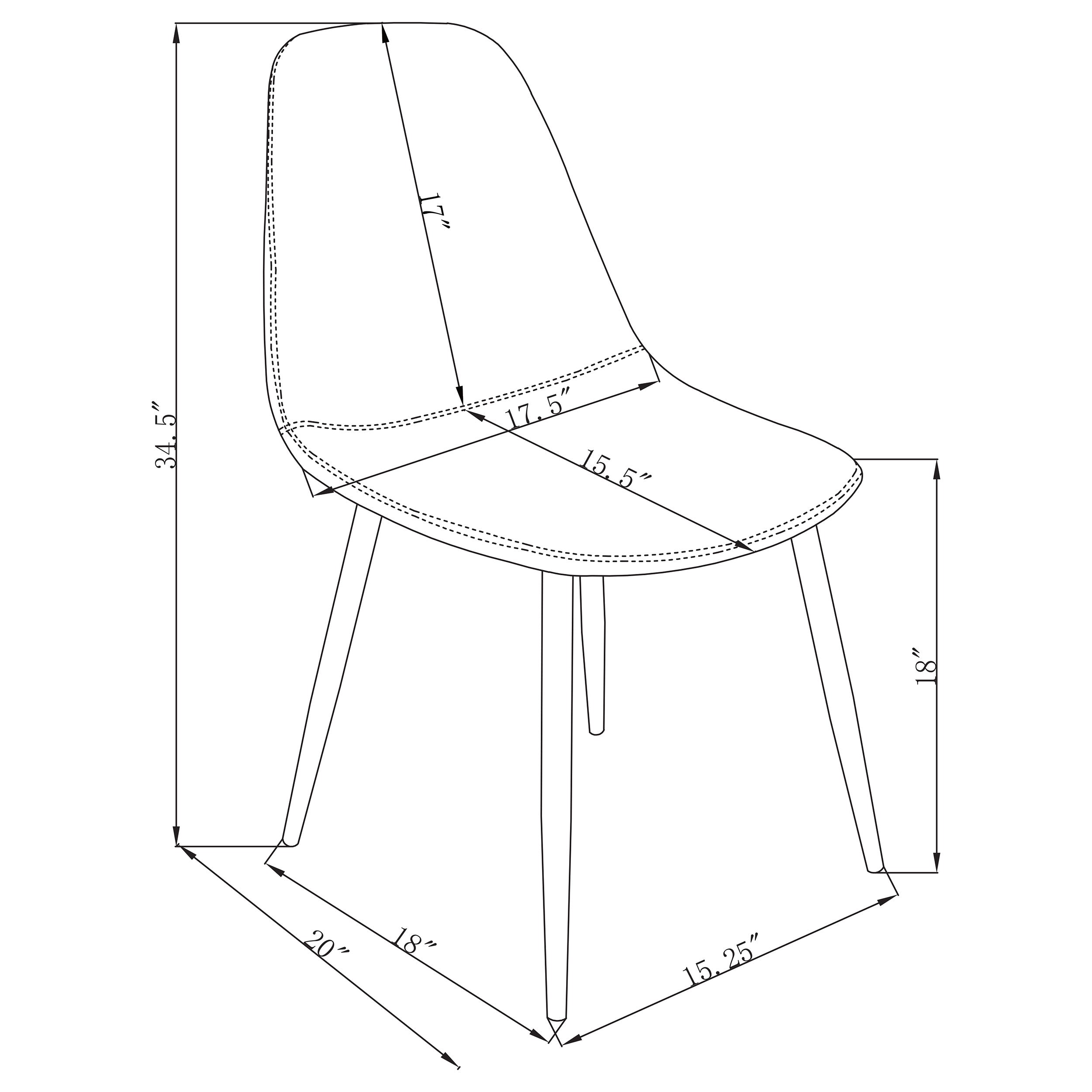 Dennison Side Chair - Luxury Home Furniture (MI)