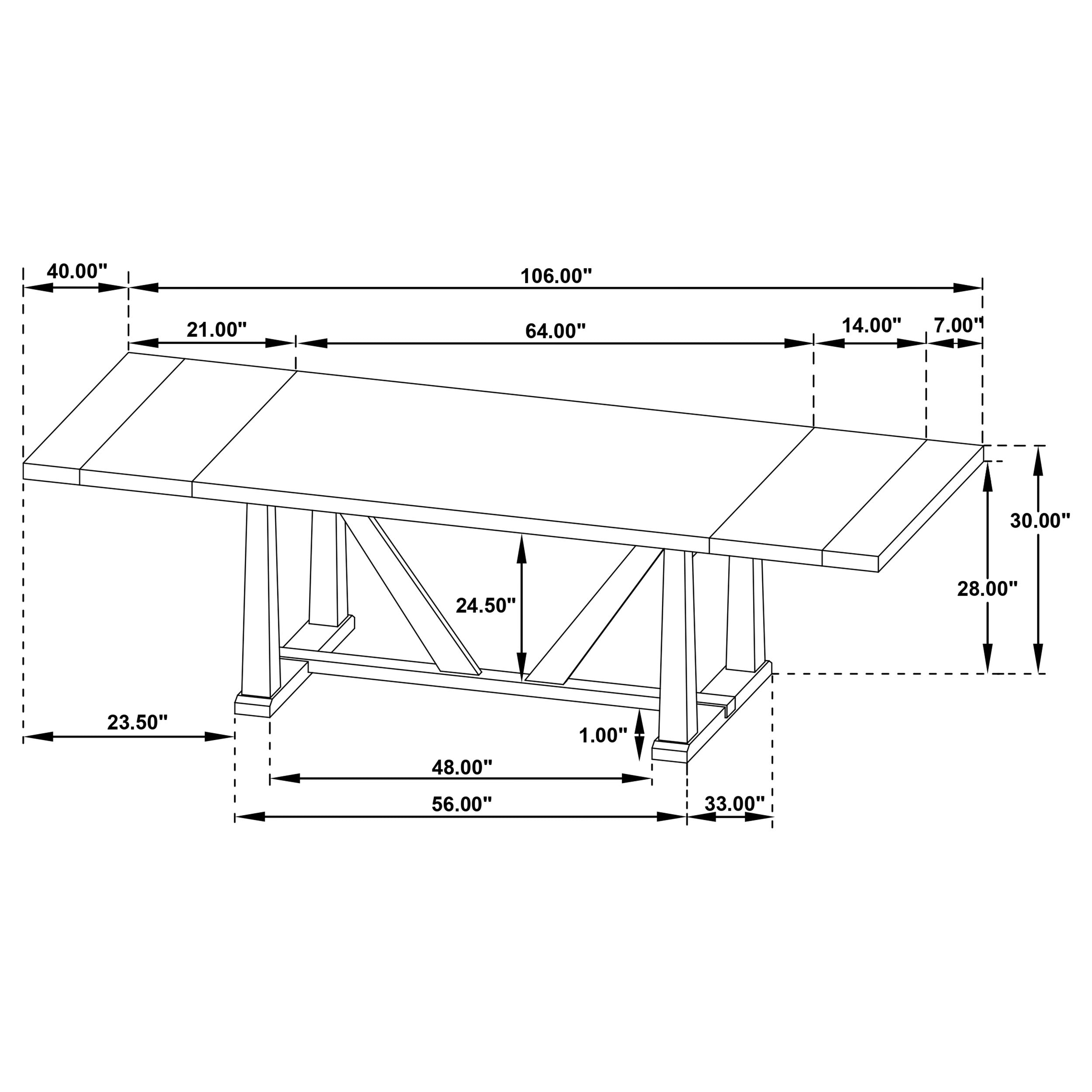 Middleton Extension Dining Table - Luxury Home Furniture (MI)