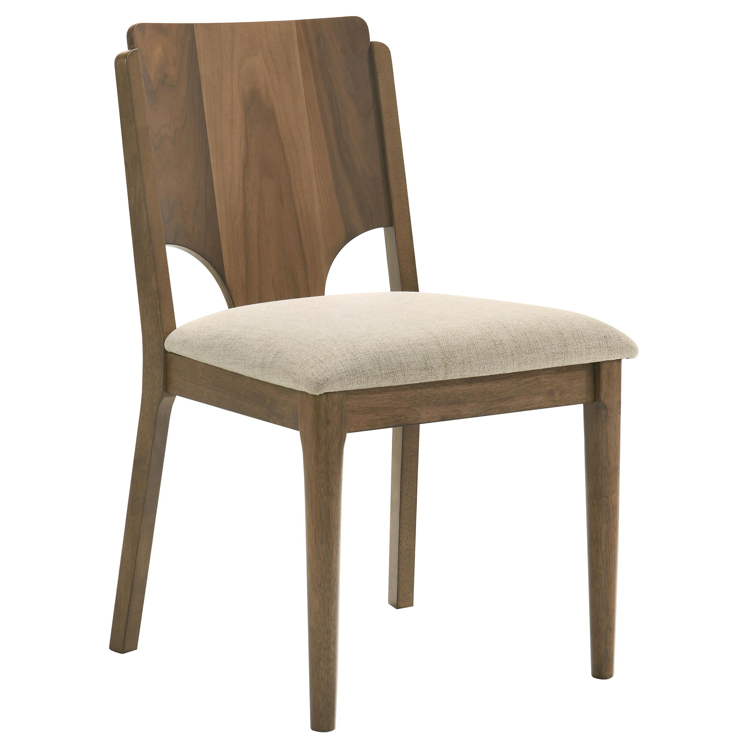Crestmore 5-piece 46-inch Round Wood Dining Table Set Walnut - Luxury Home Furniture (MI)