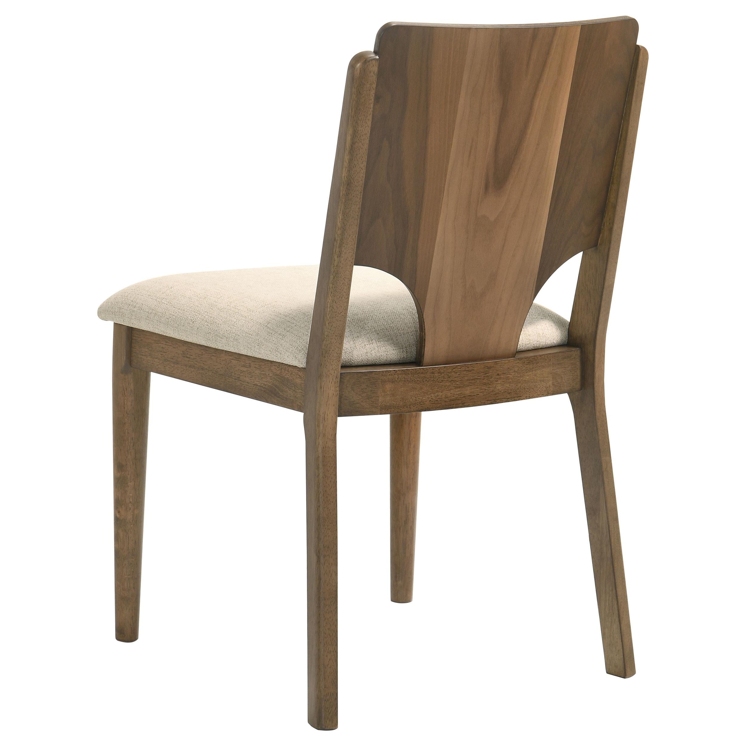 Crestmore 5-piece 46-inch Round Wood Dining Table Set Walnut - Luxury Home Furniture (MI)