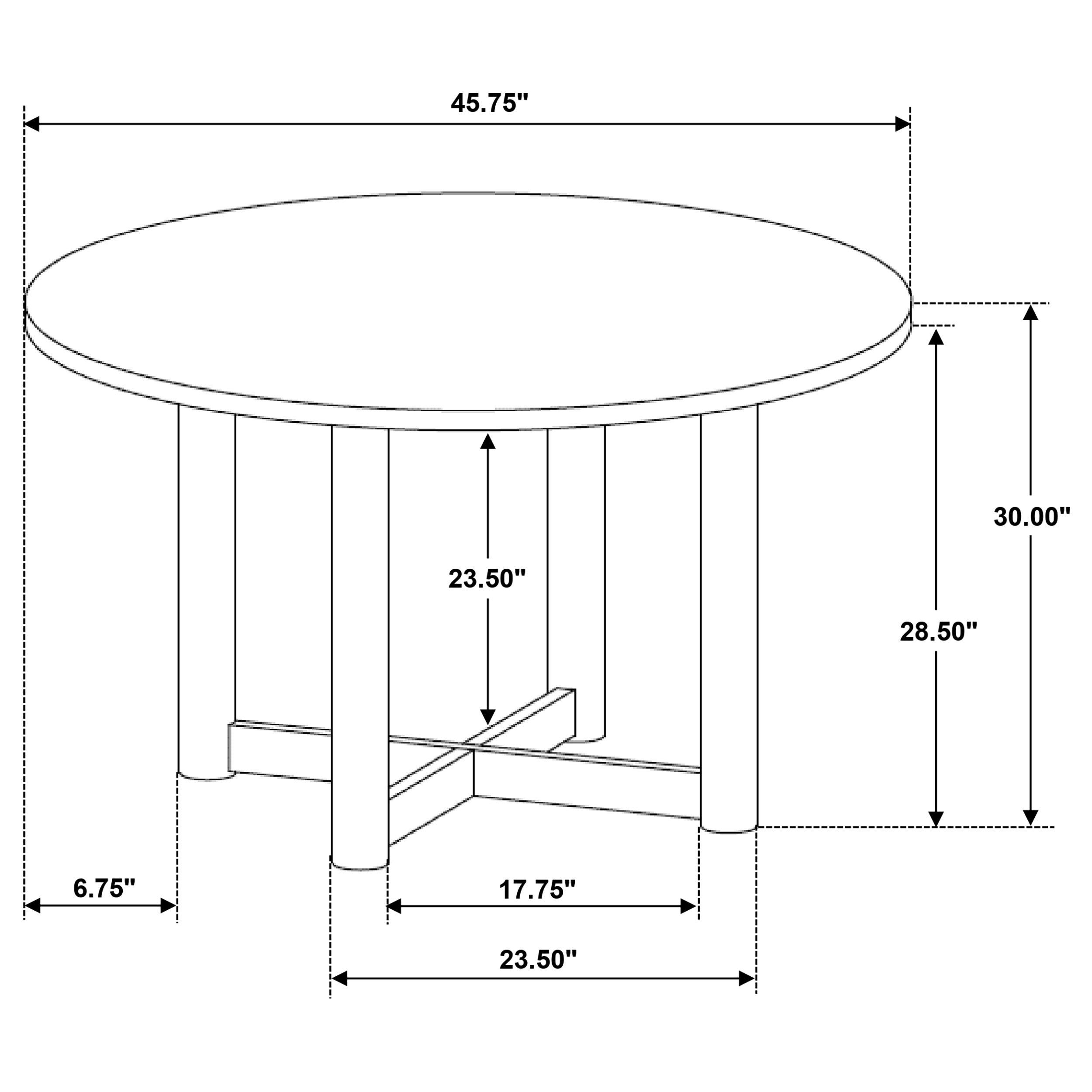 Crestmore Dining Table - Luxury Home Furniture (MI)