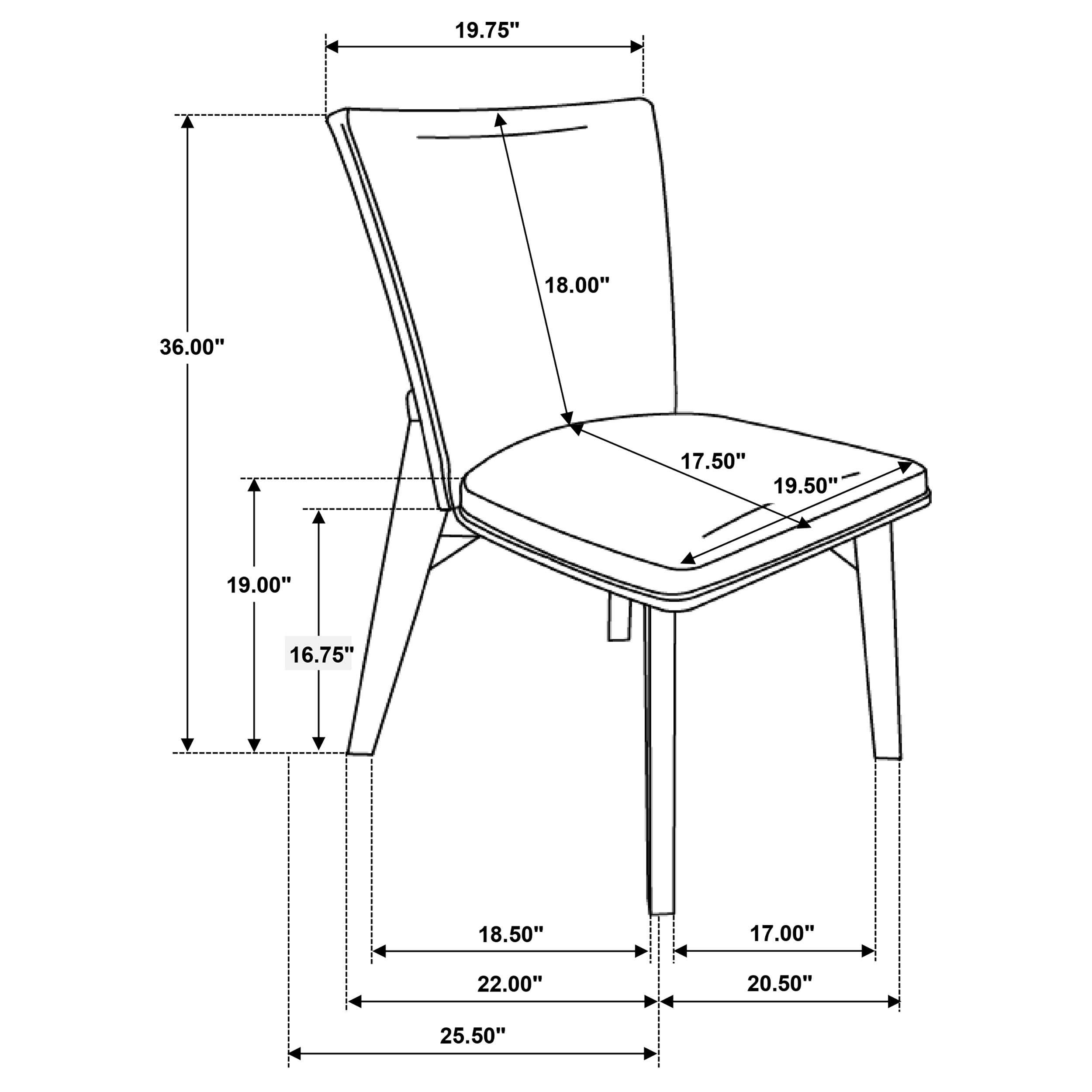 Biloxi 5 Pc Dining Set - Luxury Home Furniture (MI)