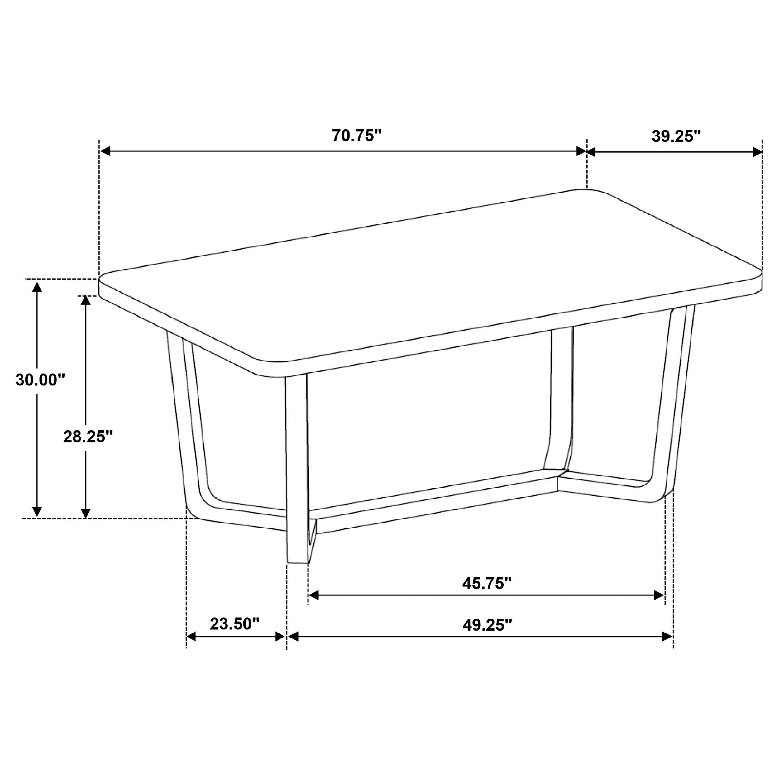 Biloxi Dining Table - Luxury Home Furniture (MI)