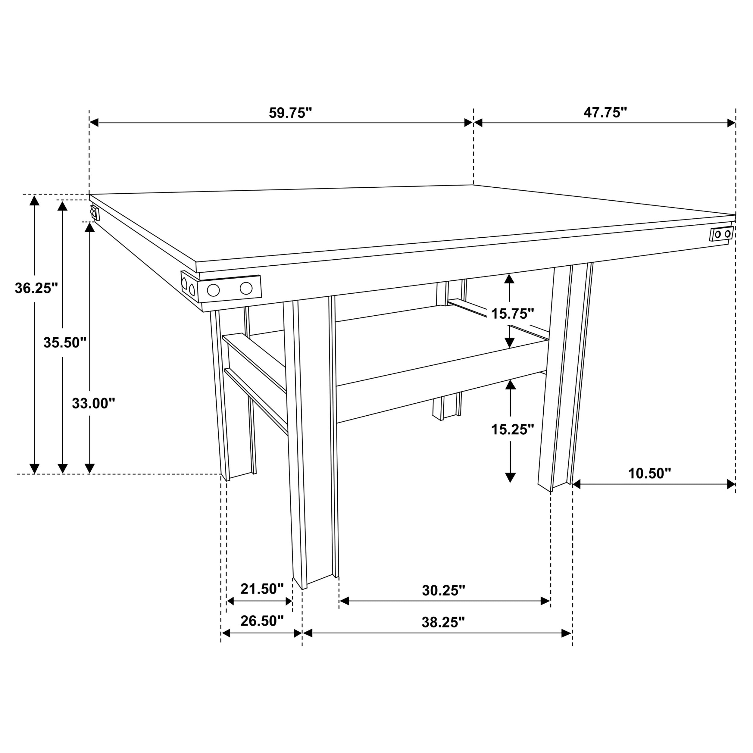 Patterson Counter Height Dining Table - Luxury Home Furniture (MI)
