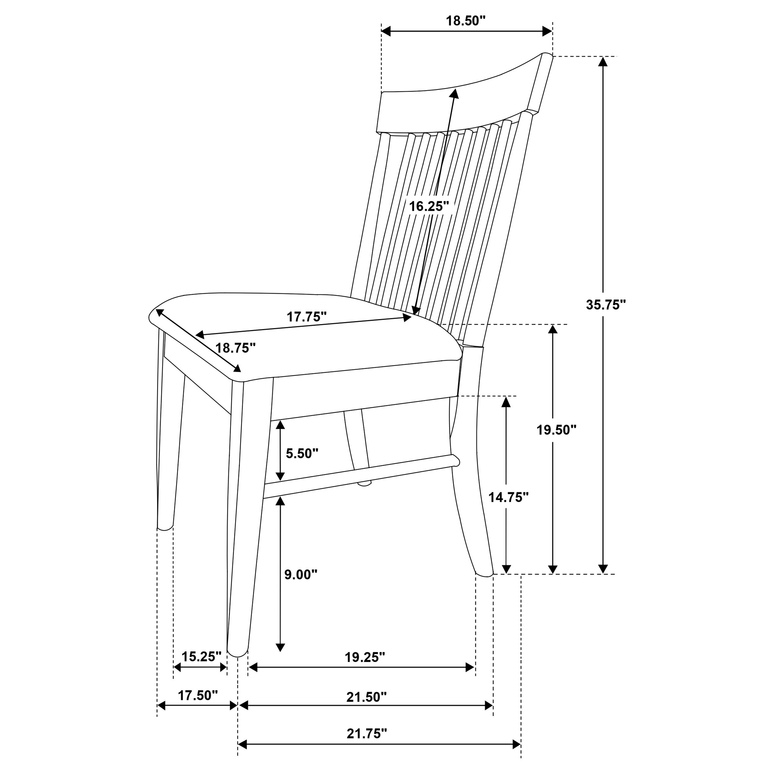 Everton Side Chair - Luxury Home Furniture (MI)