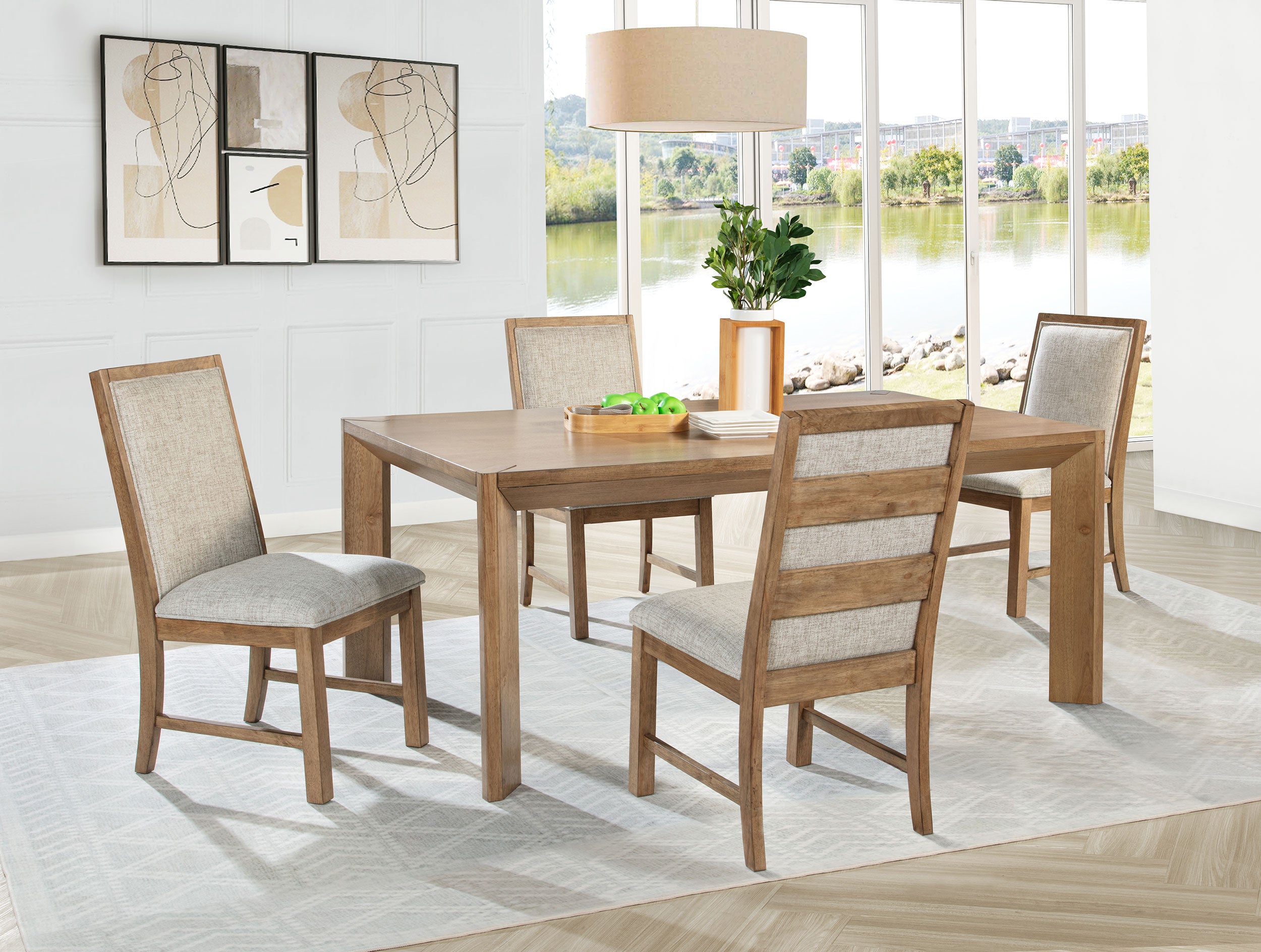 Bruner 5 Pc Dining Set - Luxury Home Furniture (MI)