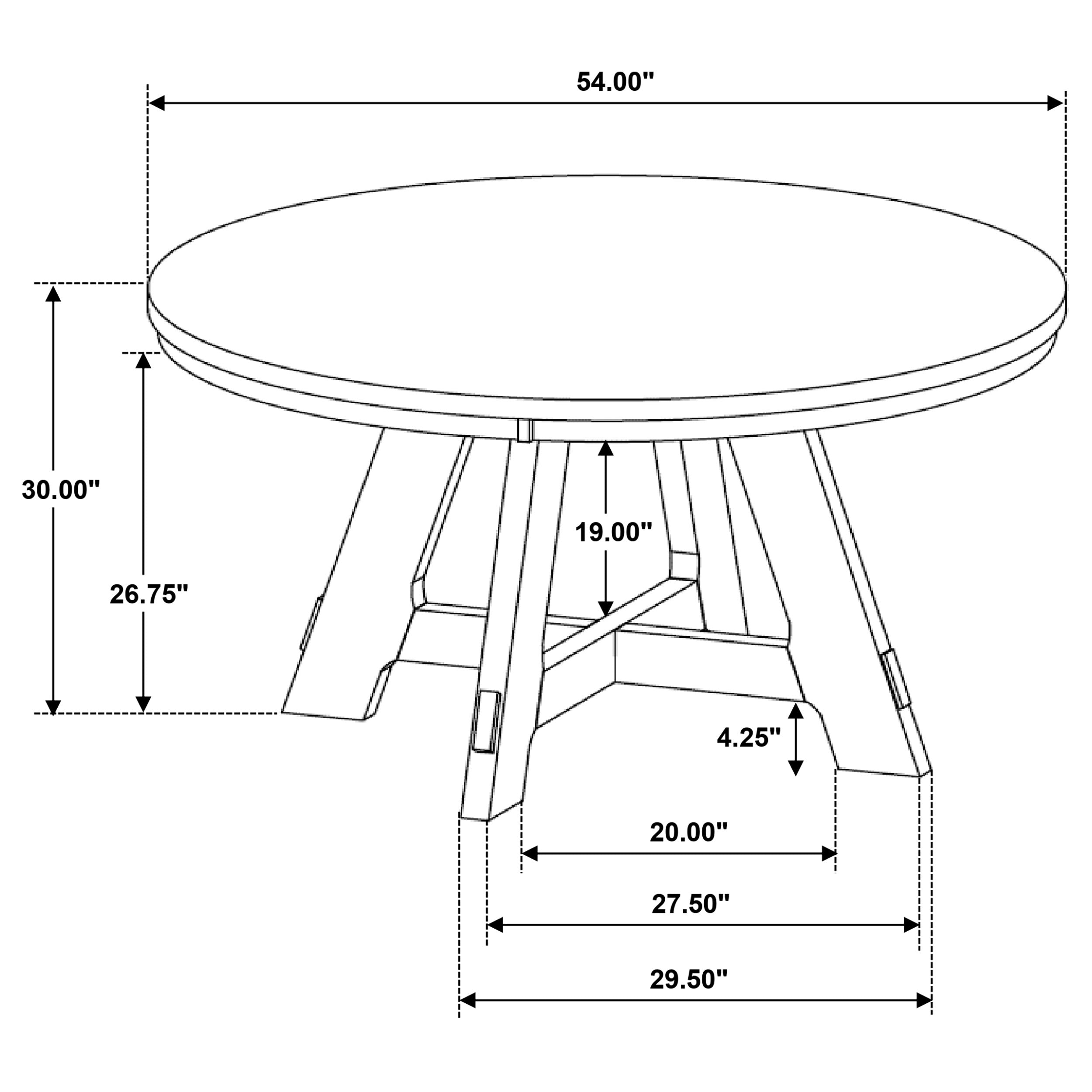 Danvers 5 Pc Dining Set - Luxury Home Furniture (MI)