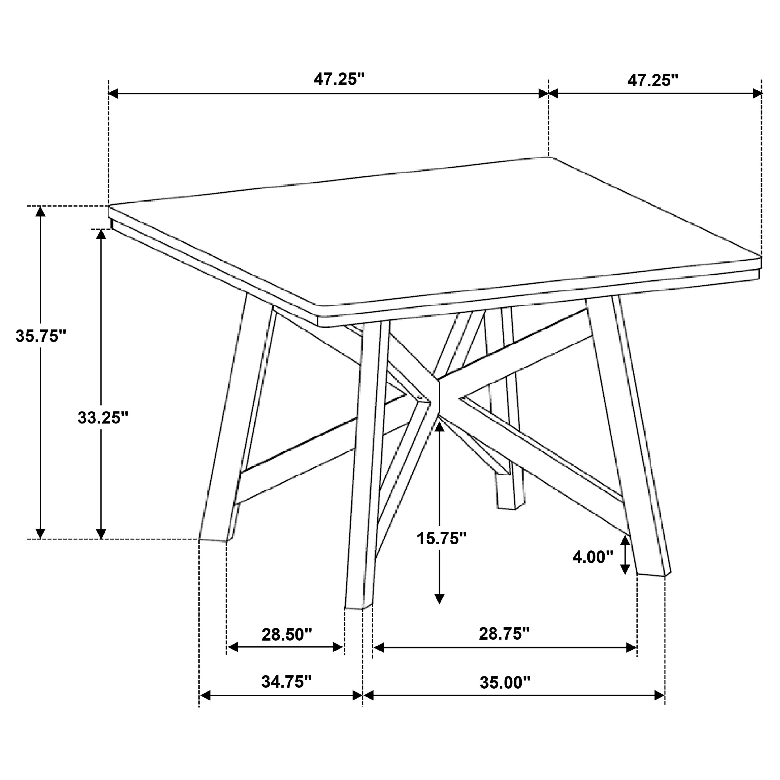 Canfield Counter Height Dining Table - Luxury Home Furniture (MI)