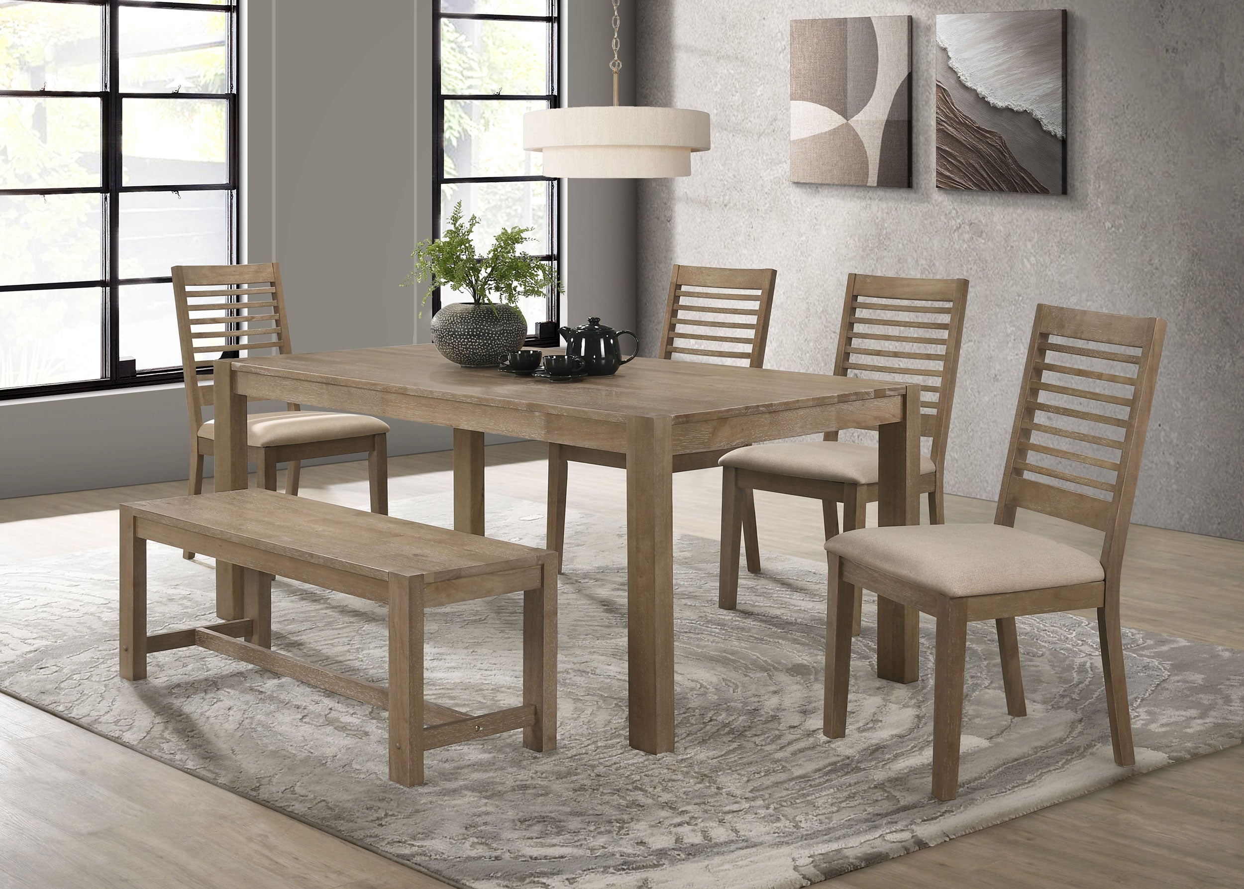 Scottsdale 6 Pc Dining Set - Luxury Home Furniture (MI)
