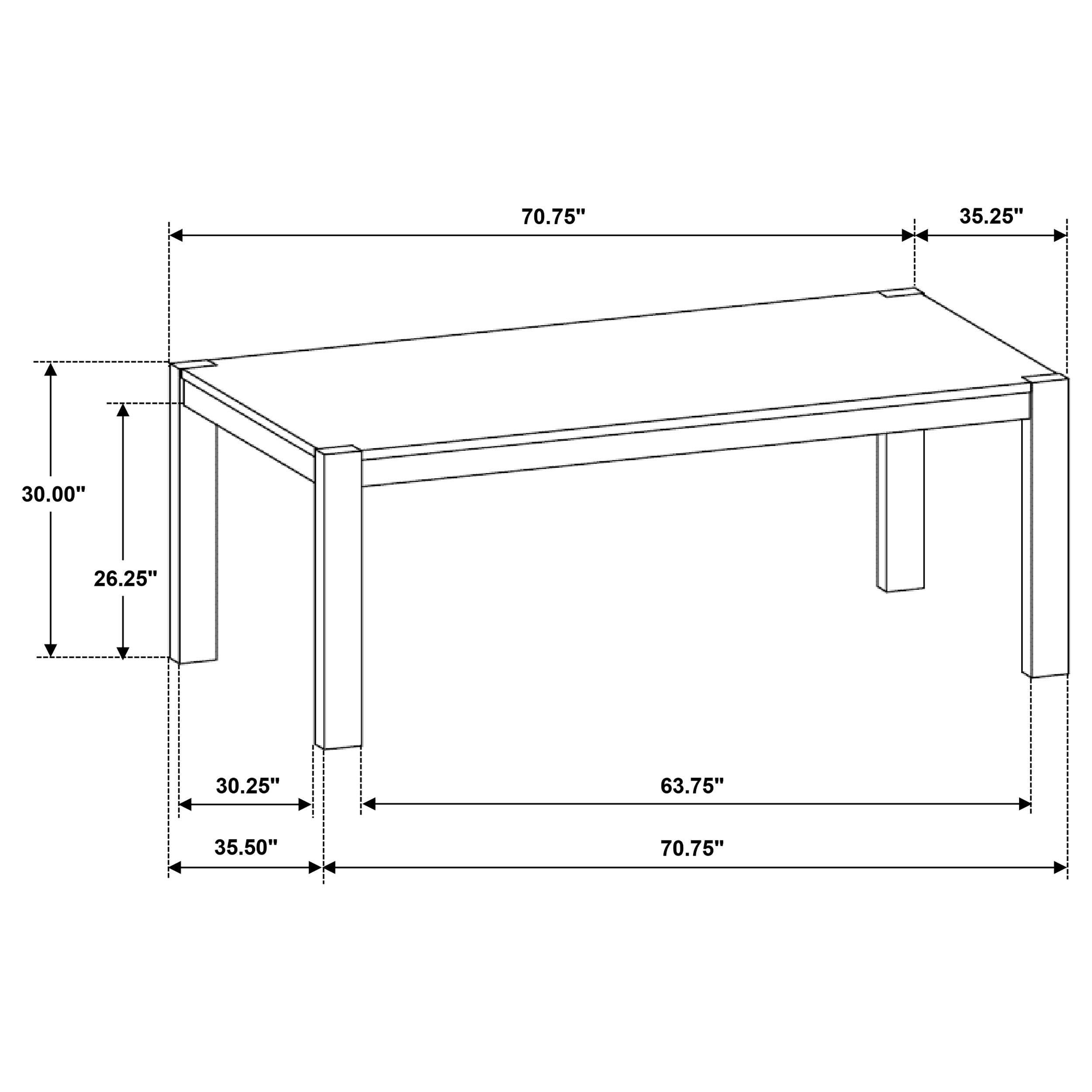 Scottsdale 6 Pc Dining Set - Luxury Home Furniture (MI)