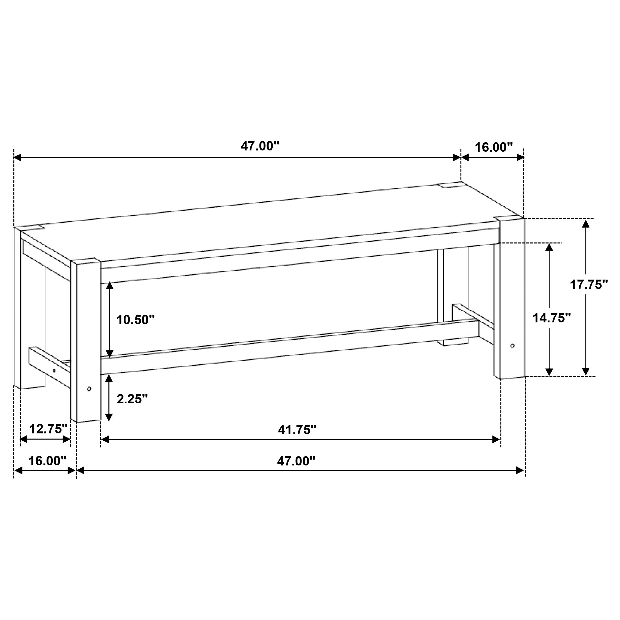 Scottsdale Bench - Luxury Home Furniture (MI)