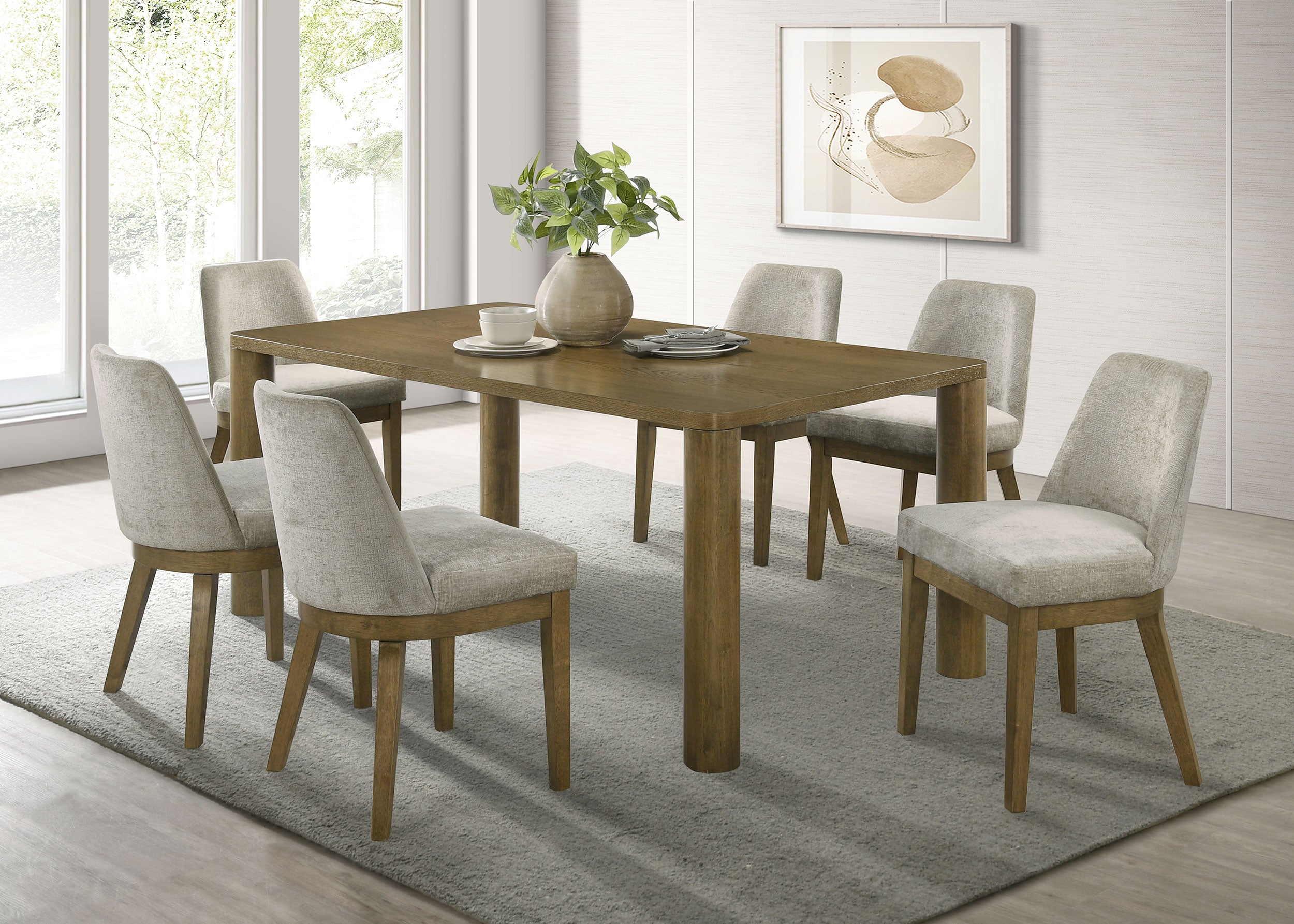 Castlewood 7 Pc Dining Set - Luxury Home Furniture (MI)