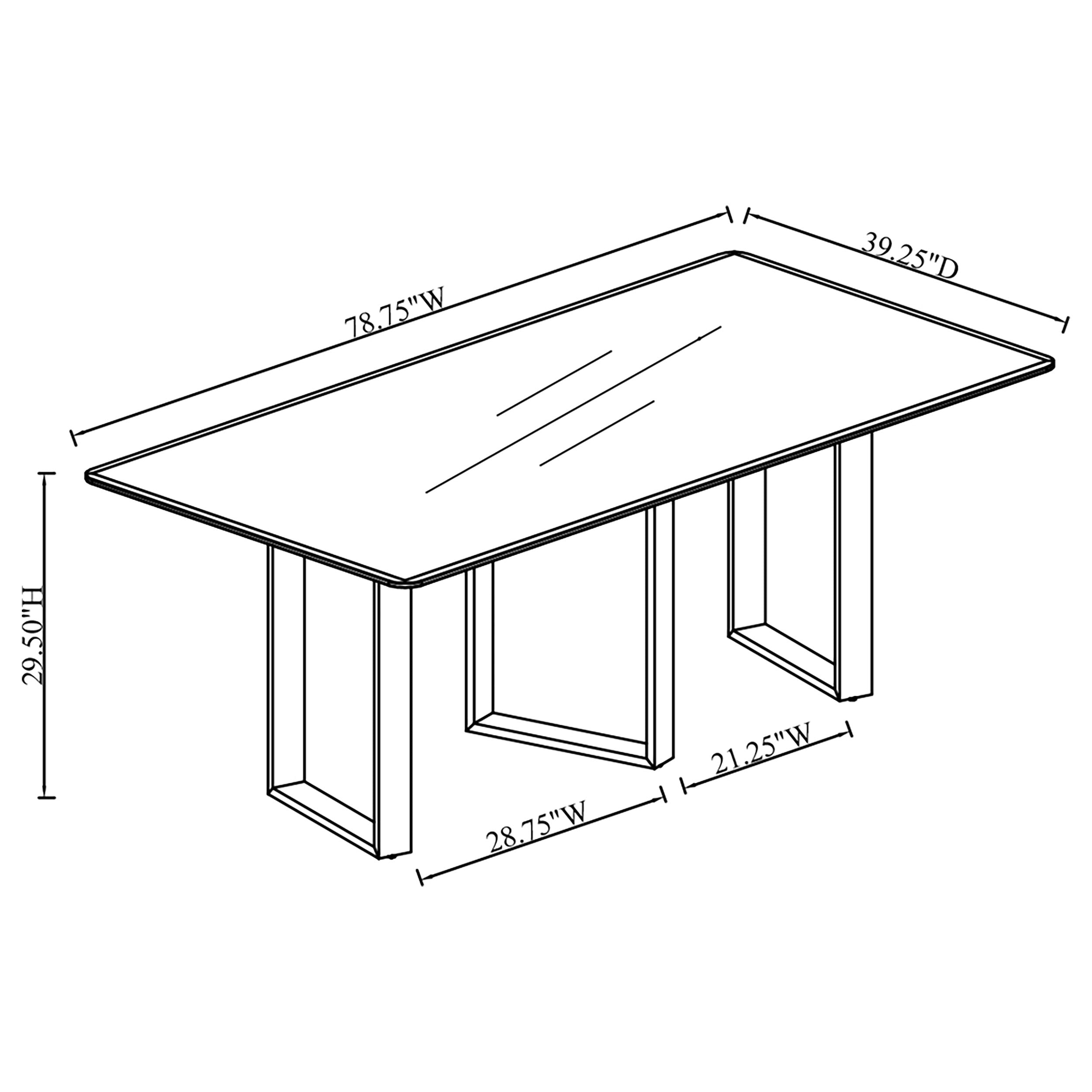 Desden Dining Table - Luxury Home Furniture (MI)