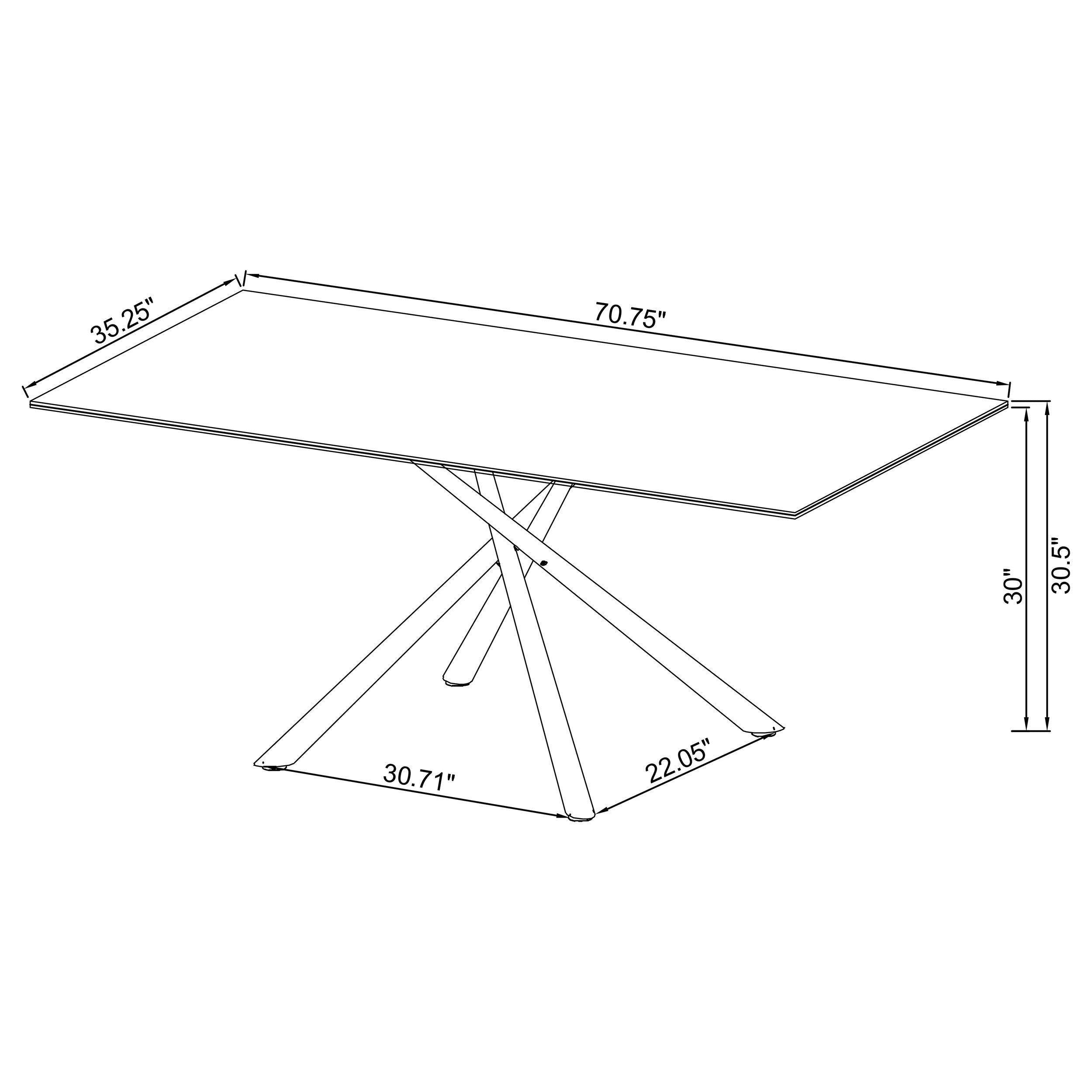 Carvell Dining Table - Luxury Home Furniture (MI)