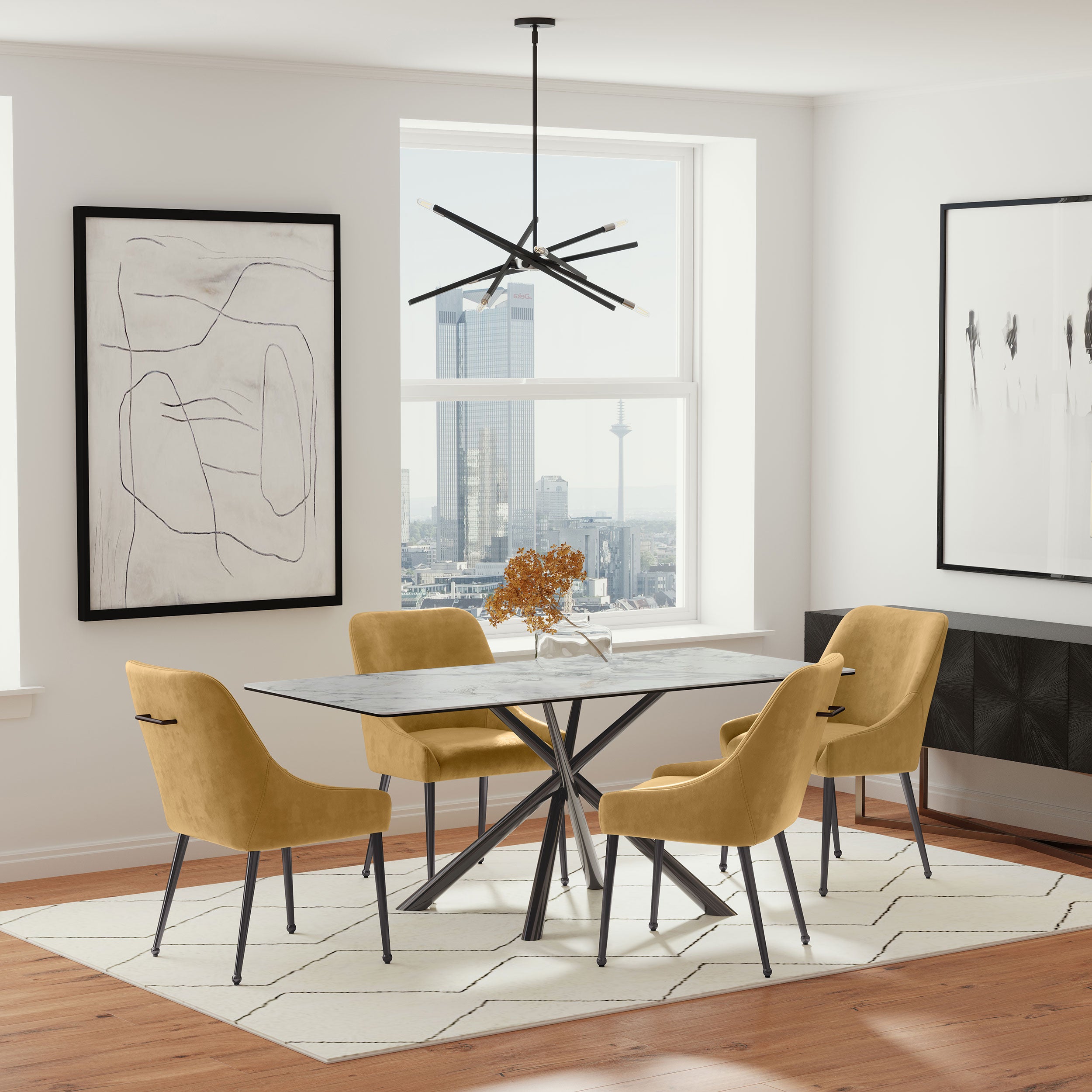 Carvell Dining Table - Luxury Home Furniture (MI)