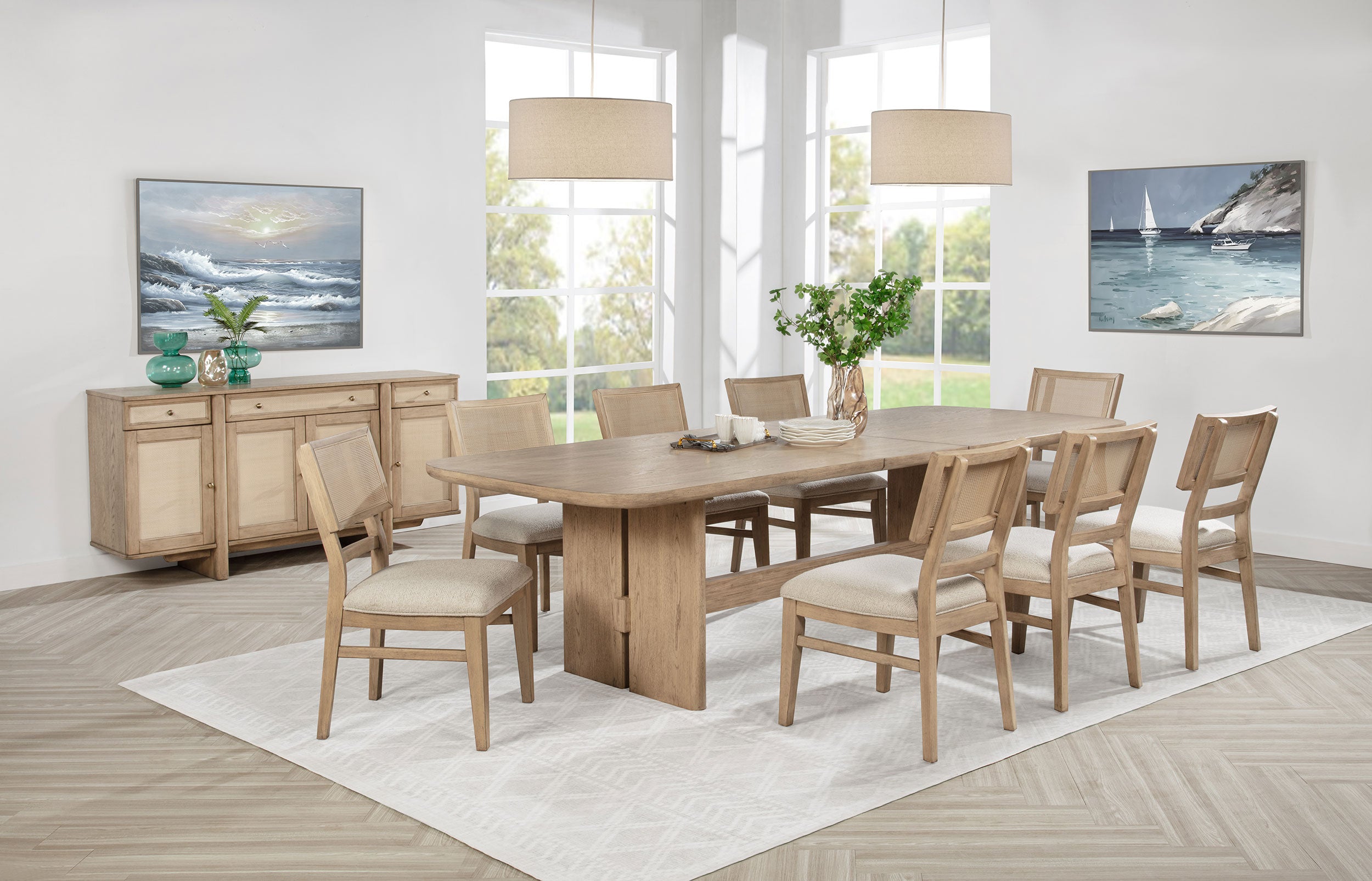 Kailani 9 Pc Dining Set - Luxury Home Furniture (MI)
