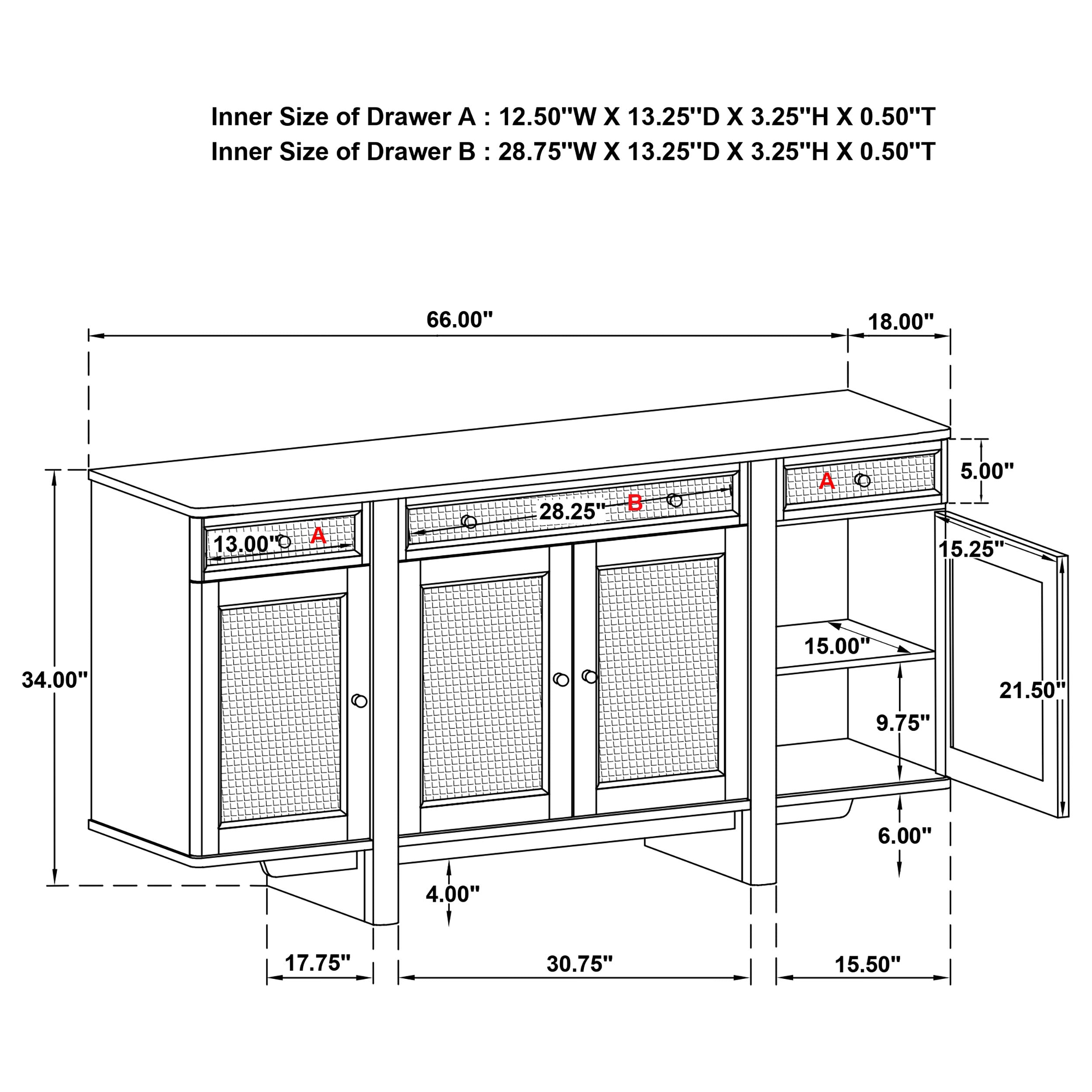 Kailani Sideboard - Luxury Home Furniture (MI)